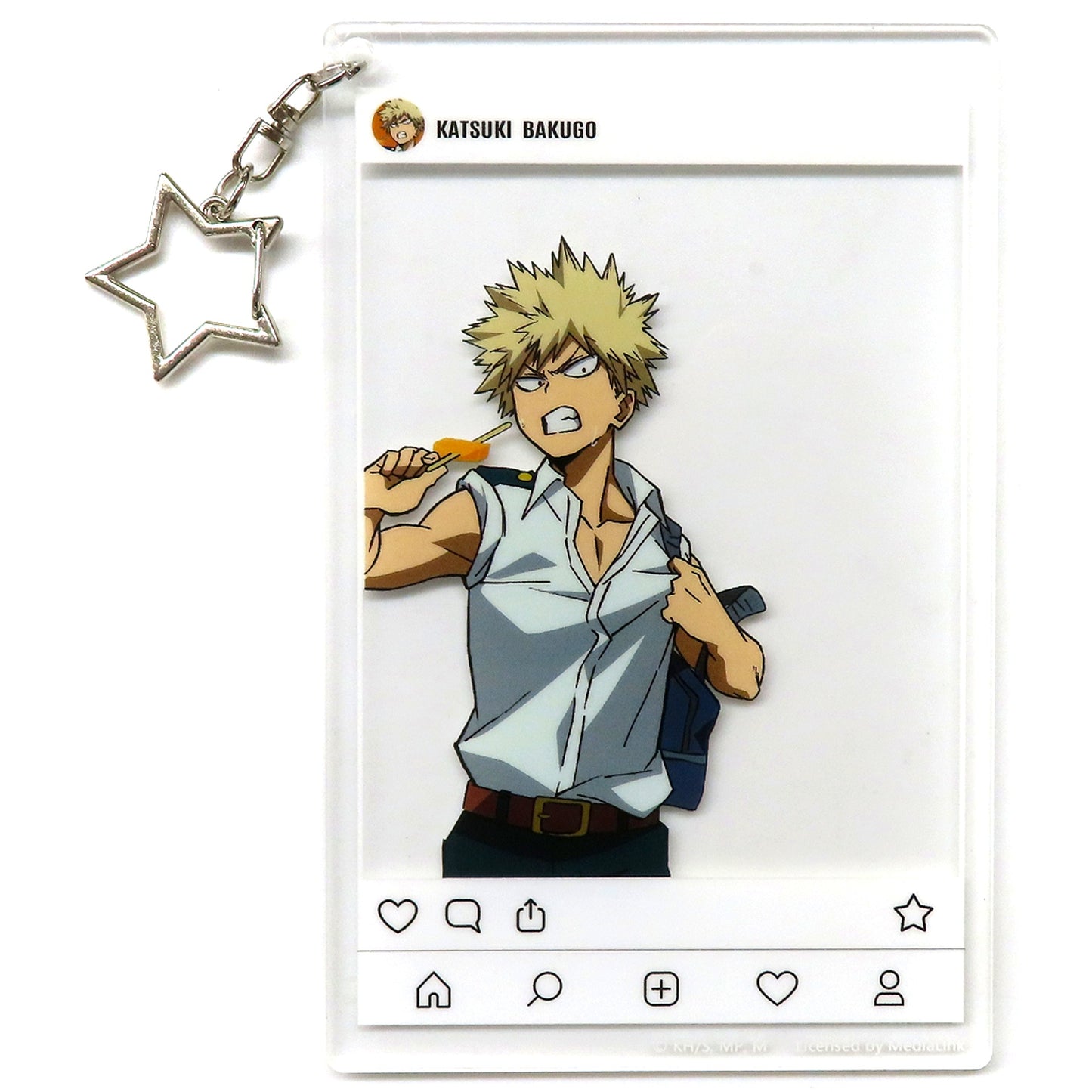 Katsuki Bakugo My Hero Academia SNS Style Acrylic Keychain China Limited [USED]
