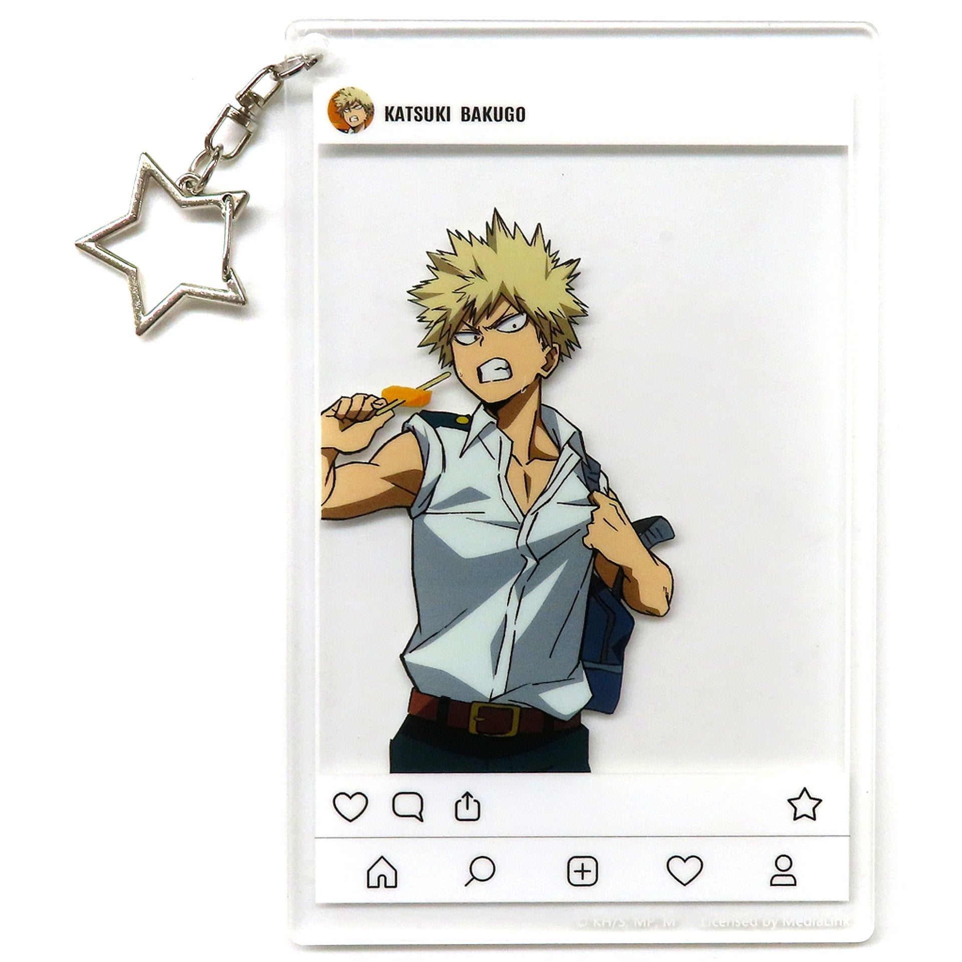 Katsuki Bakugo My Hero Academia SNS Style Acrylic Keychain China Limited [USED]