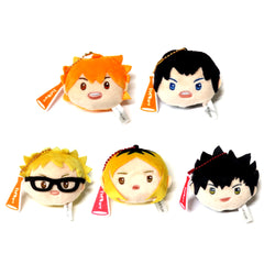 Set of 5 Haikyu!! Rin Rin Bell Plush Cheering Ver [USED]