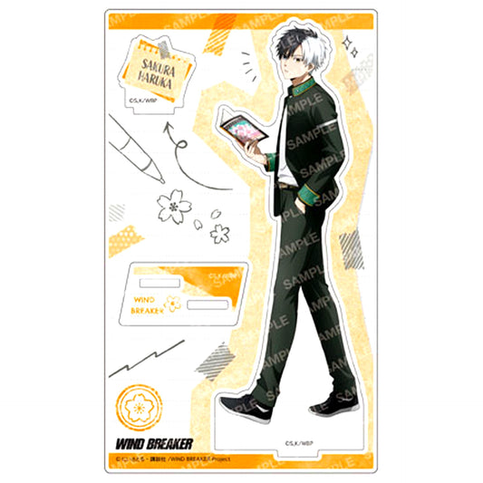 Haruka Sakura A. WIND BREAKER Rooftop Study Session Acrylic Stand [USED]