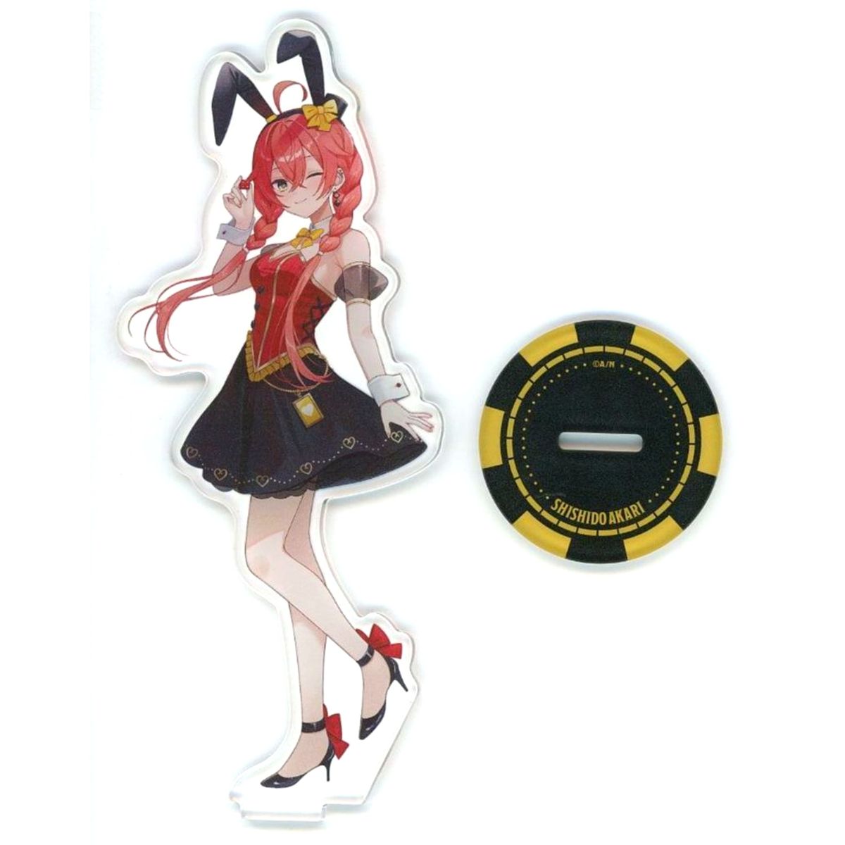 Shishido Akari Virtual YouTuber Nijisanji Acrylic Stand DMM Scratch! Secret Party C-2 Prize [USED]