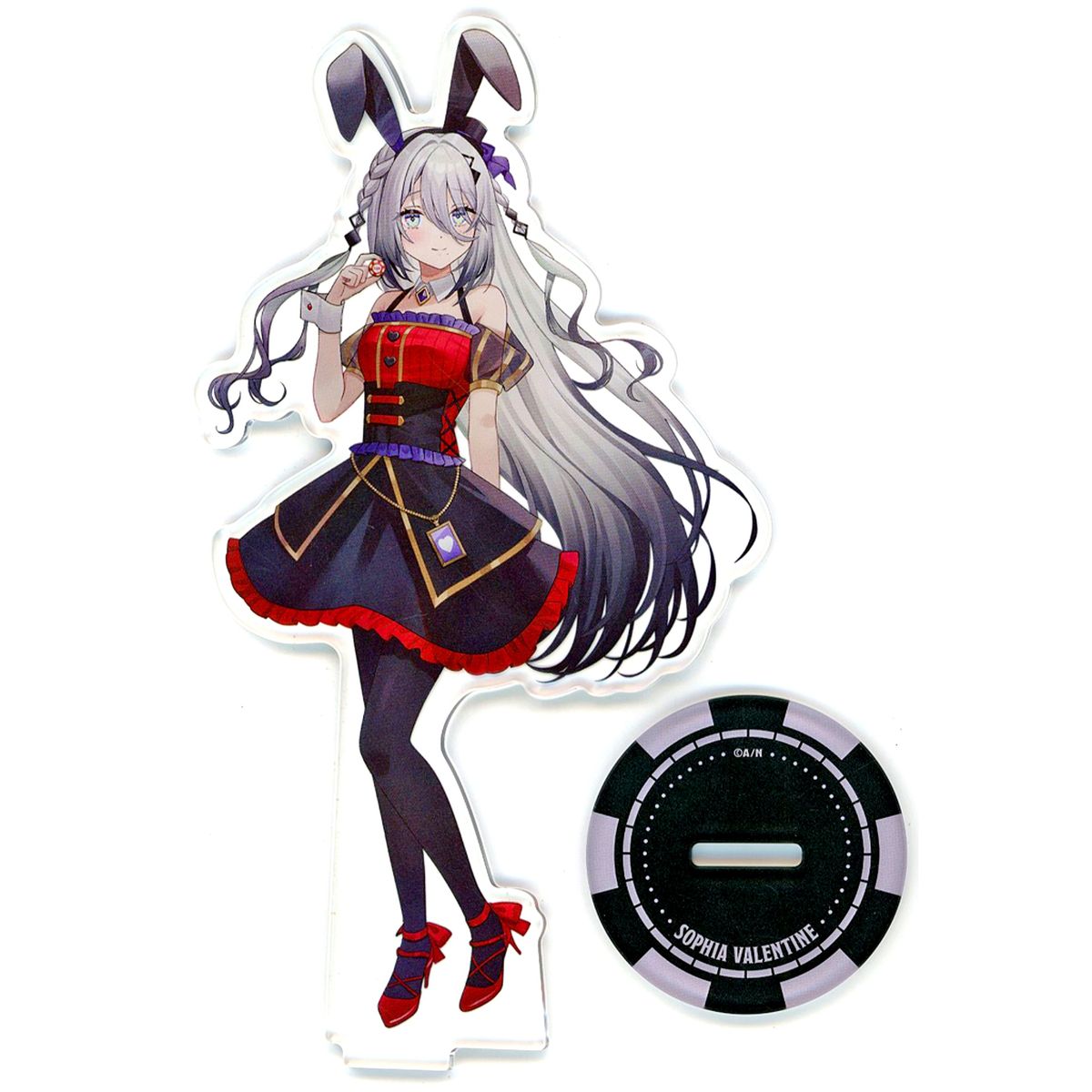 Sophia Valentine Acrylic Stand Virtual YouTuber Nijisanji DMM [USED]