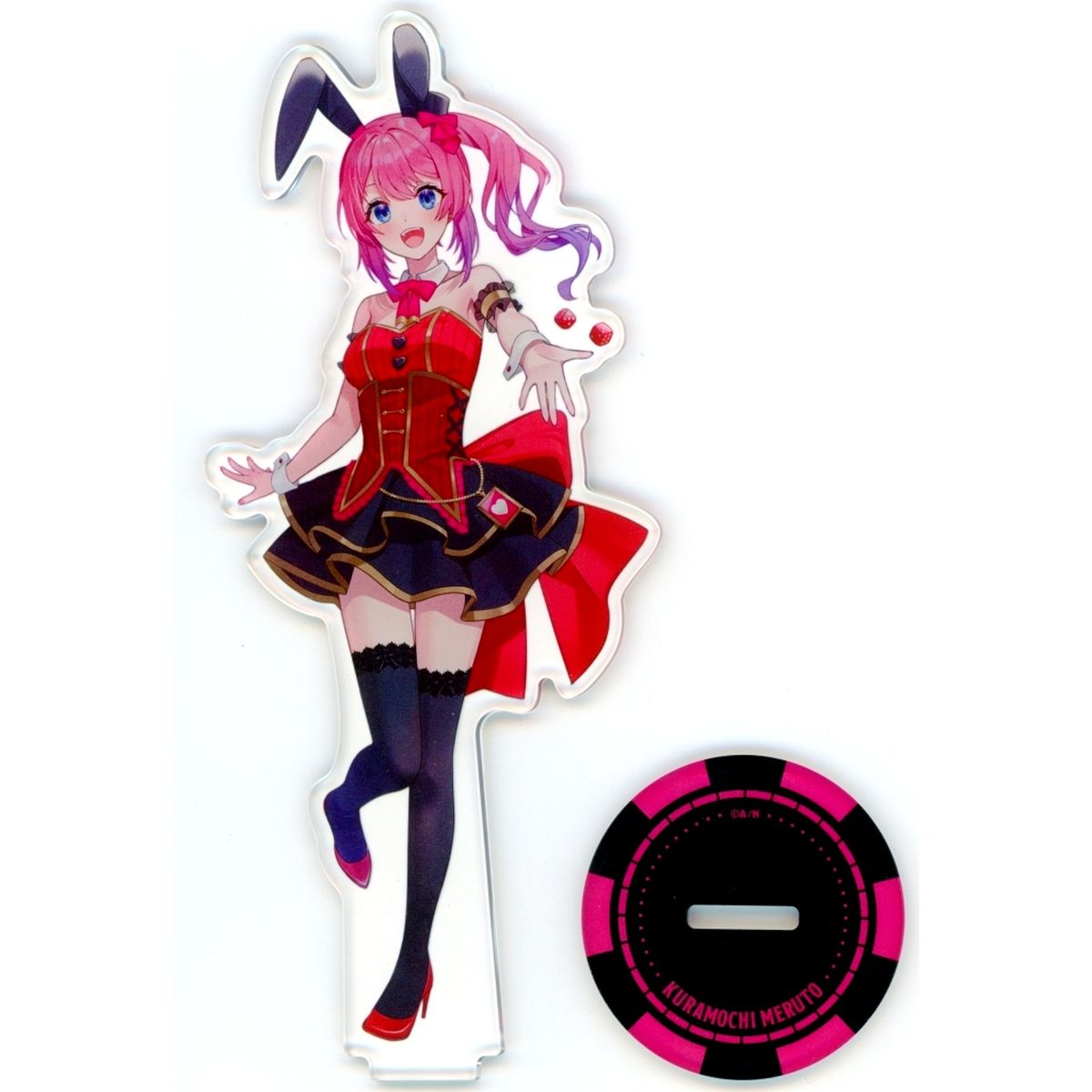 Kuramochi Meruto Acrylic Stand Virtual YouTuber Nijisanji DMM Scratch! C-7 Prize [USED]