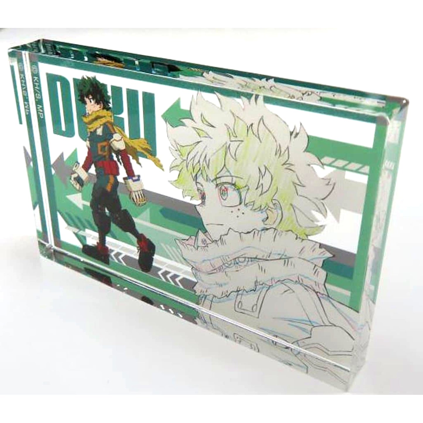 Izuku Midoriya My Hero Academia Acrylic Block Collection Marching Ver. [USED]