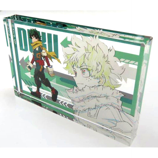 Izuku Midoriya My Hero Academia Acrylic Block Collection Marching Ver. [USED]