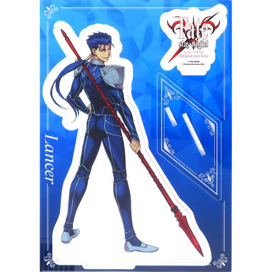 Lancer Cu Chulainn Fate/stay night Unlimited Blade Works Comics Vol.6 Melonbooks Limited Edition Bundle Bonus Single Item Illustration Acrylic Stand Figure [USED]