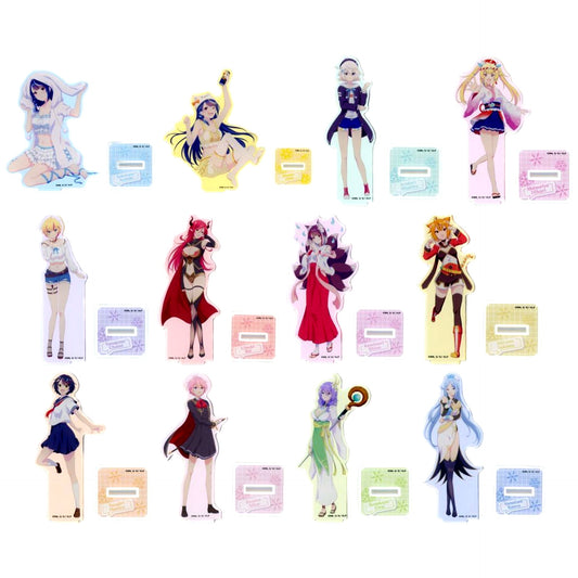 Set of 12 VTuber Legend How I Went Viral after Forgetting to Turn Off My Stream C Prize Acrylic Stand Sega Lucky Kuji Online [USED]