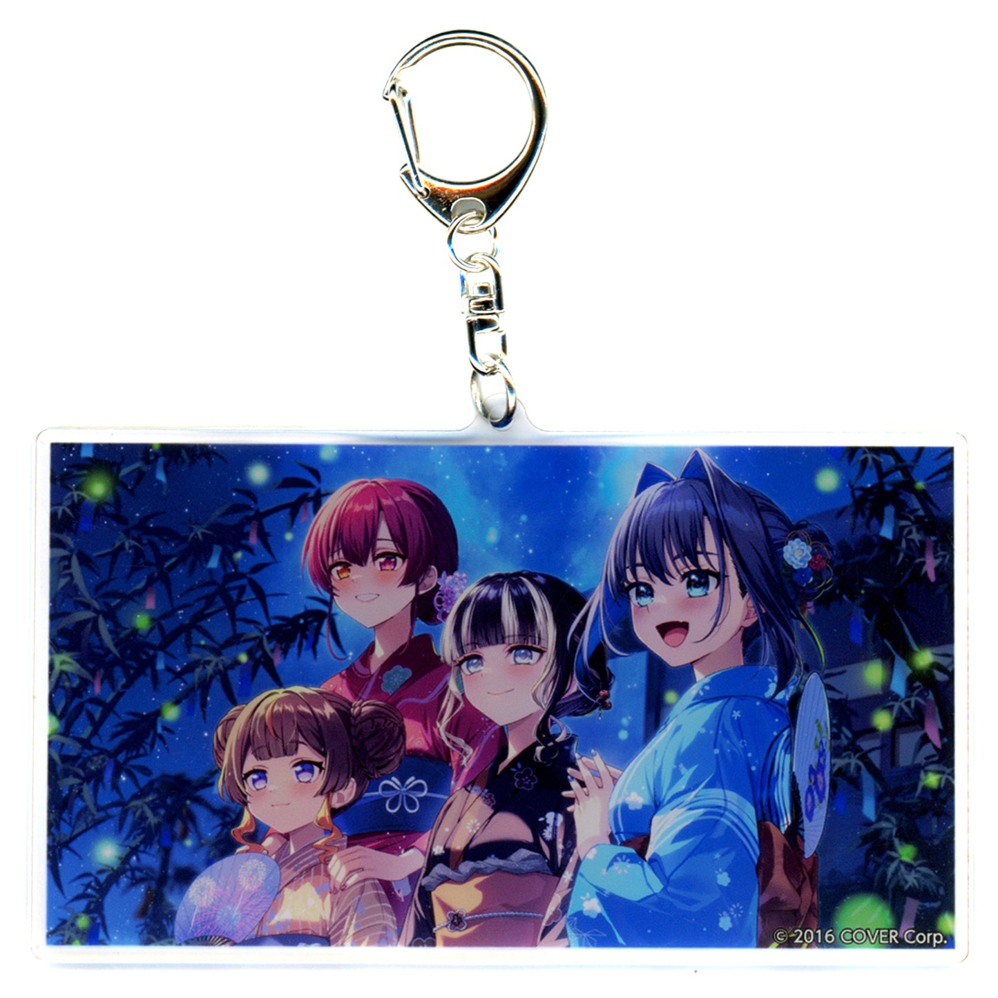 hololive Official Voice Goods Random Acrylic Keychain A Tanabata Date Voice 2024 Art by Yamo C105 Goods [USED]
