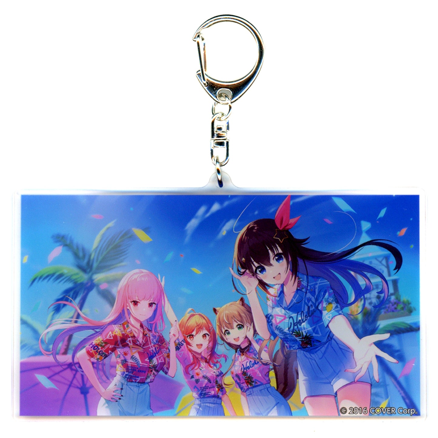 hololive Official Voice Goods Random Acrylic Keychain A hololive Island Voice side hololive Art by Sojima C105 Goods [USED]
