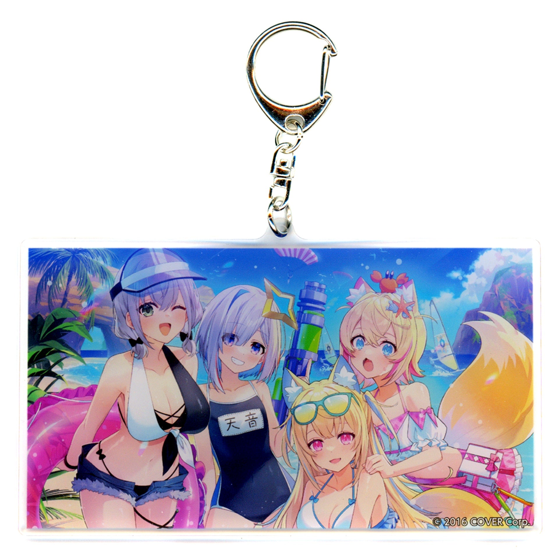 Virtual YouTuber Hololive Academy Voice Summer Camp Arc Art by Wataru Akagi Official Voice Goods Random Acrylic Keychain A C105 Goods [USED]