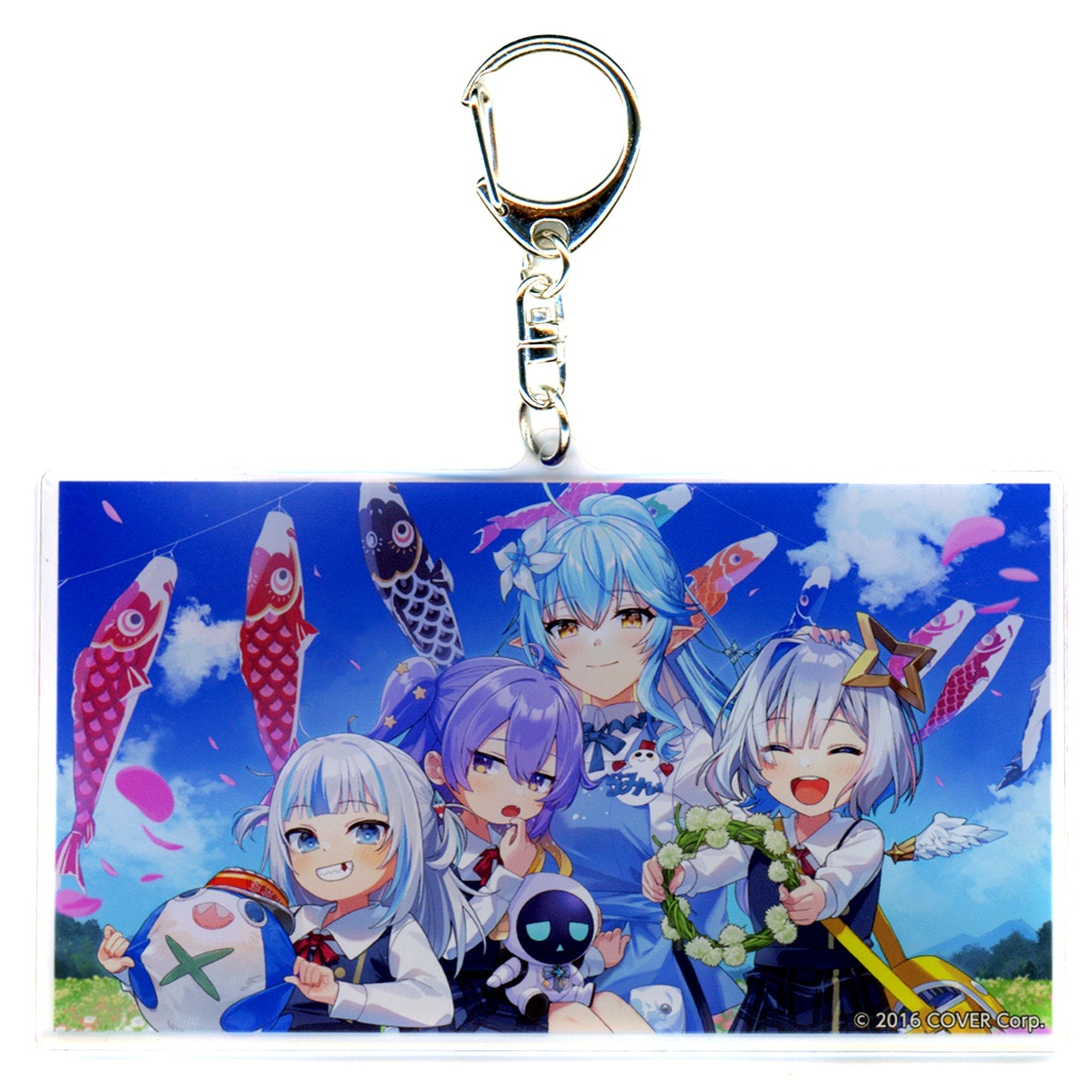 hololive Official Voice Goods Random Acrylic Keychain A Naughty Kindergarten Voice Art by Yomosaka C105 Goods [USED]