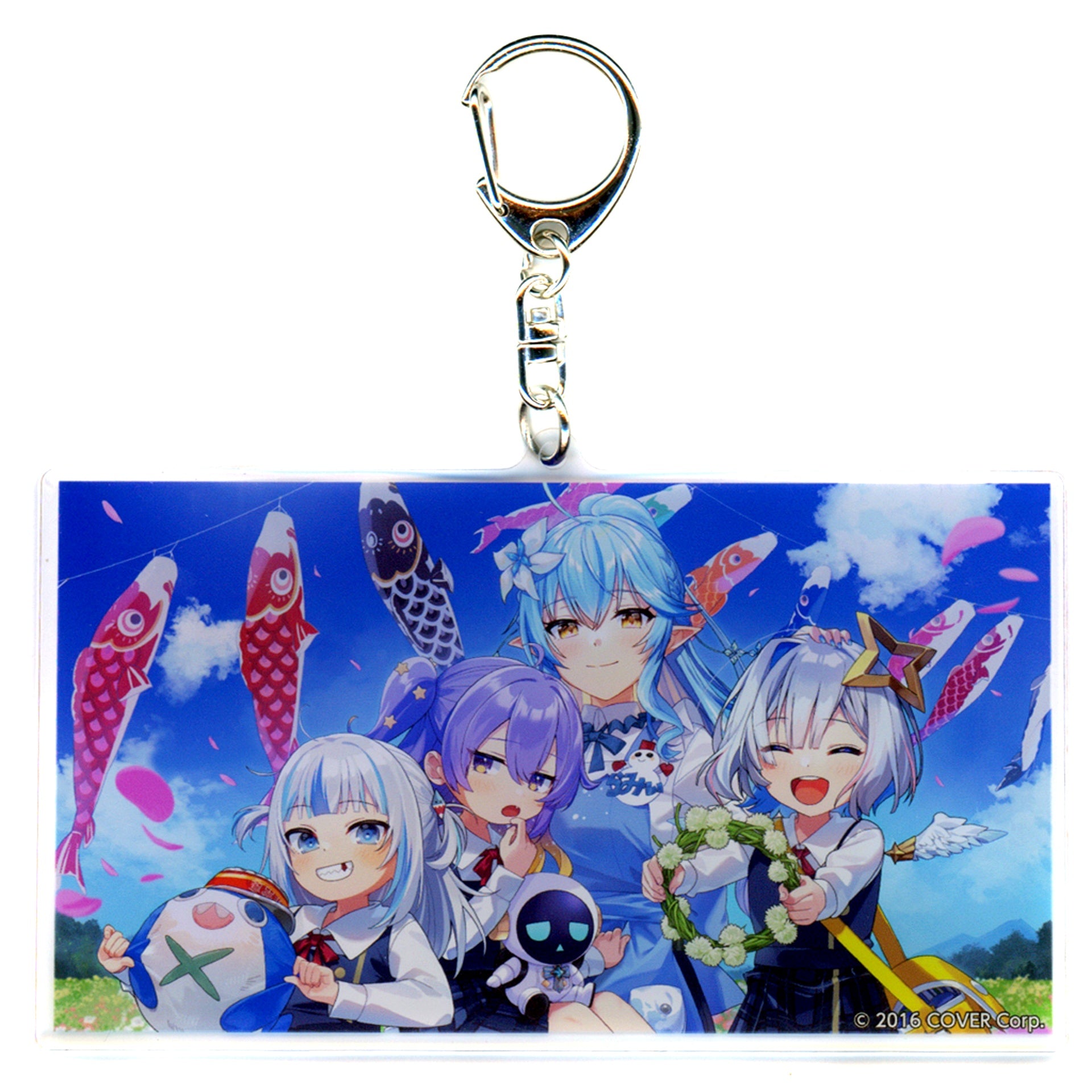 hololive Official Voice Goods Random Acrylic Keychain A Naughty Kindergarten Voice Art by Yomosaka C105 Goods [USED]