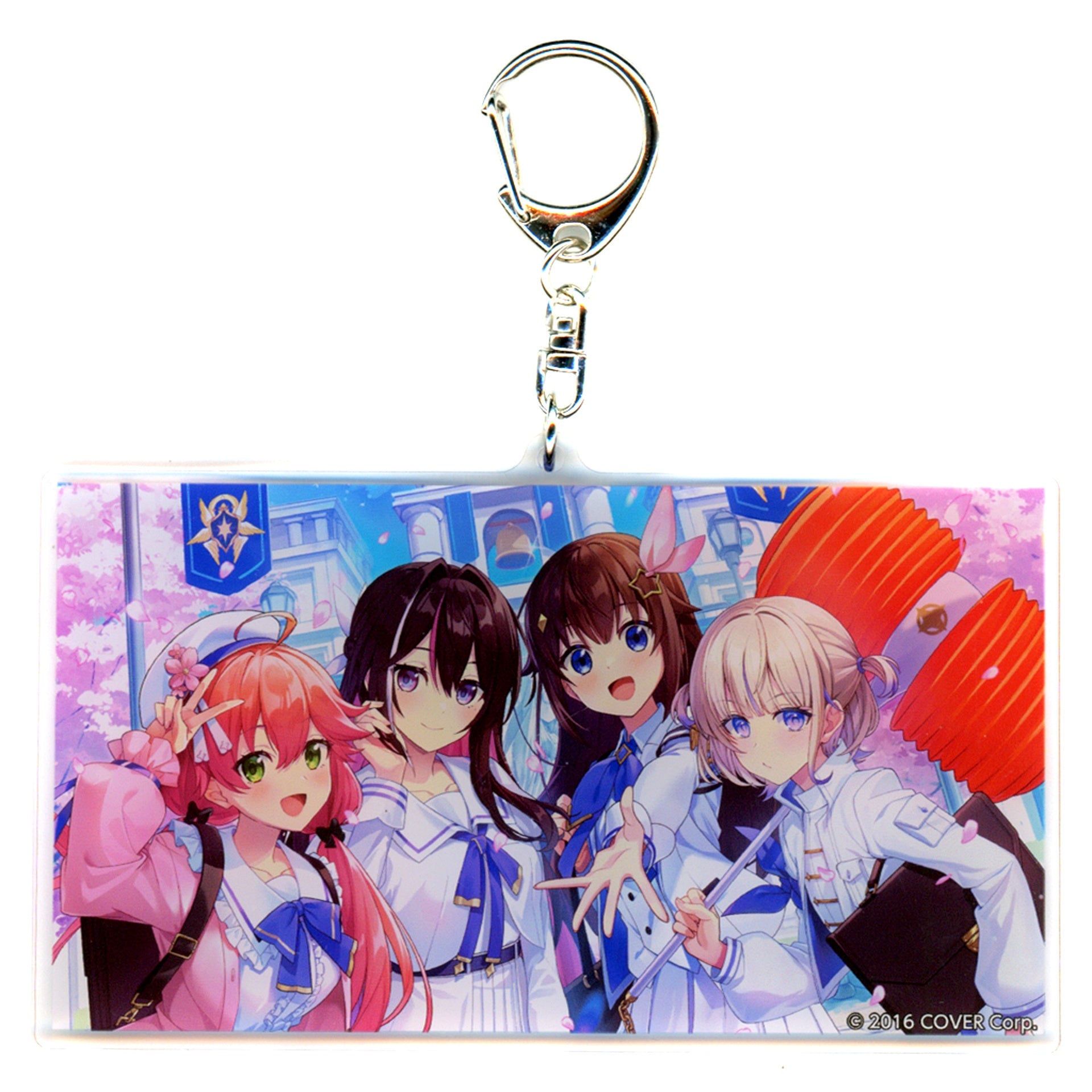 Hololive Gakuen Voice Entrance Ed. Art by Wataru Akagi Hololive Random Acrylic Keychain B C105 [USED]