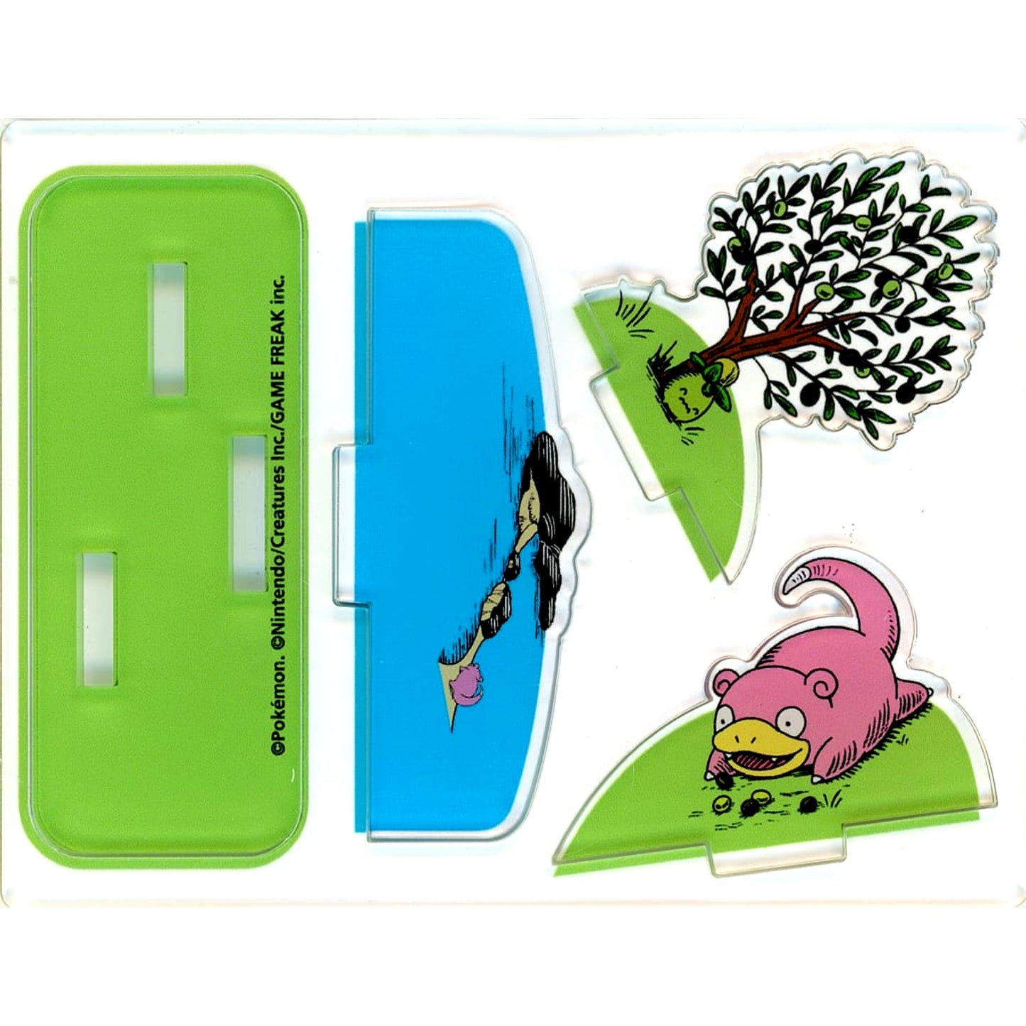 Slowpoke Pokemon Acrylic Stand Pokemon Local Acts Kagawa Prefecture x Slowpoke Angel Road [USED]