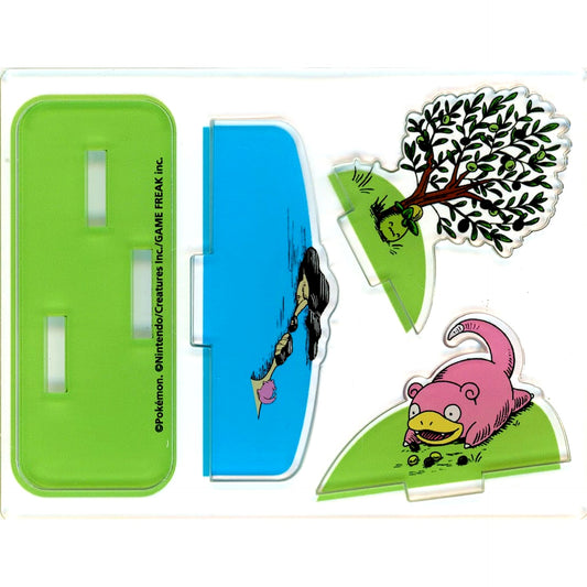 Slowpoke Pokemon Acrylic Stand Pokemon Local Acts Kagawa Prefecture x Slowpoke Angel Road [USED]