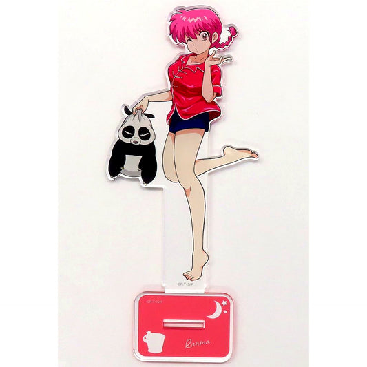 Ranma Saotome Female Pajama Party Ranma 1/2 Illustration Acrylic Stand [USED]