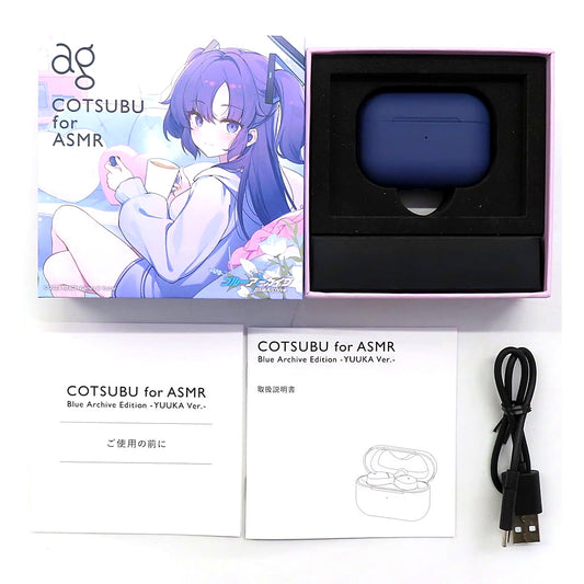 Yuuka Hayase Blue Archive COTSUBU for ASMR Blue Archive Edition YUUKA Ver True Wireless Earphones viviON BLUE Limited [USED]