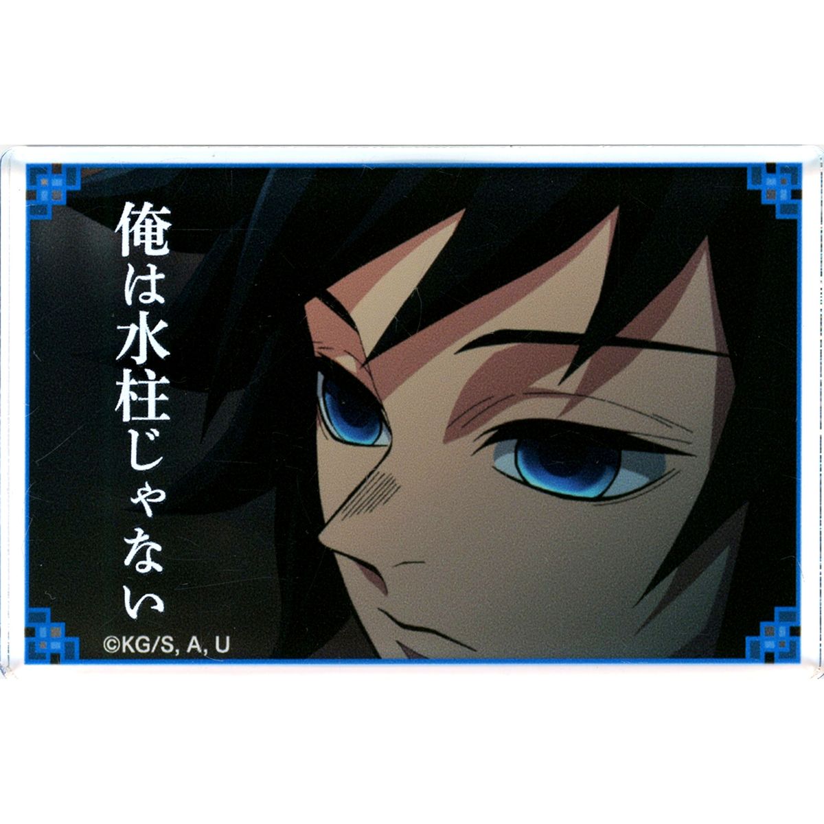 Giyu Tomioka Demon Slayer: Kimetsu no Yaiba Hashira Training Arc Quote Mini Acrylic Block [USED]