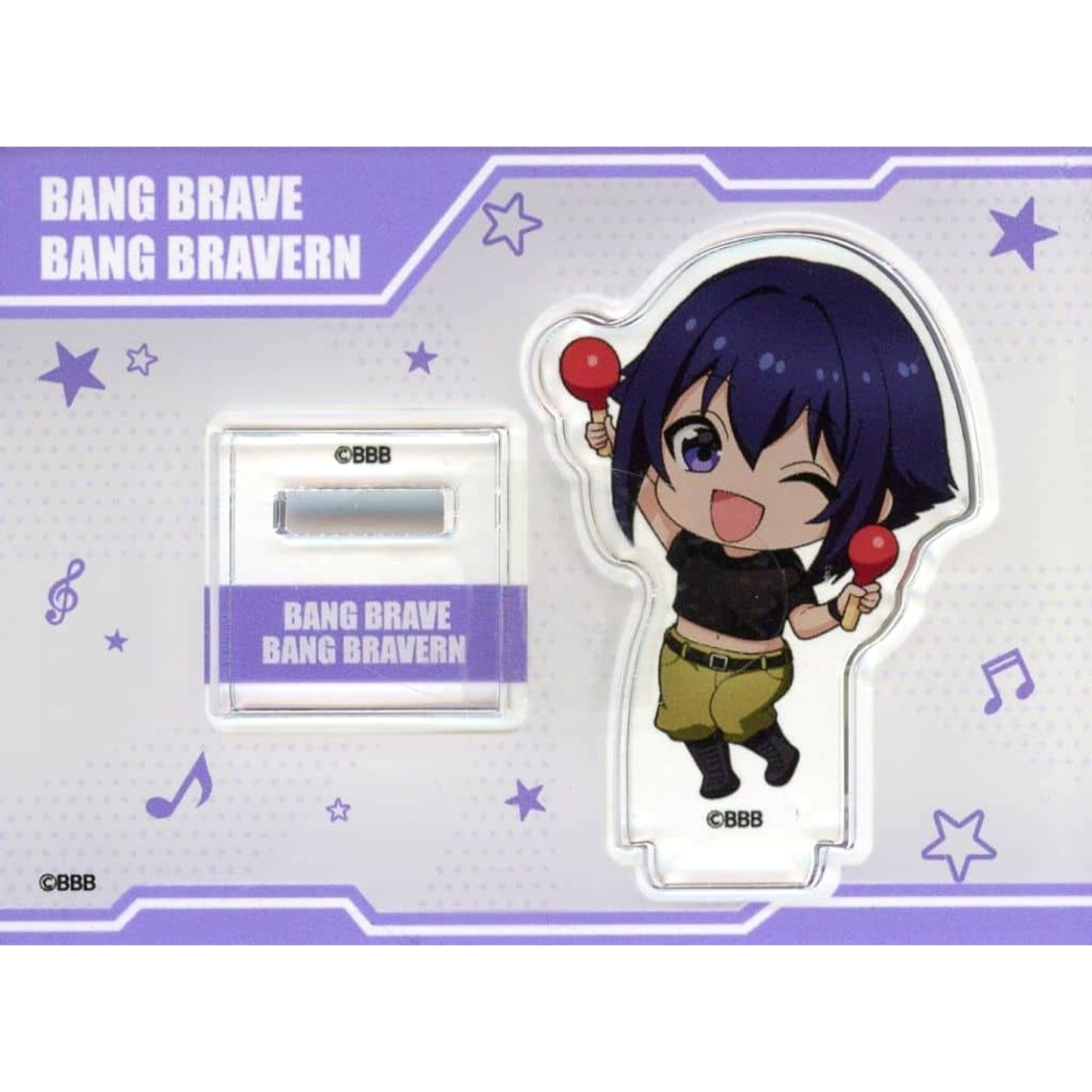 Brave Bang Bravern Hibiki Ryo x ROUND1 Trading Acrylic Stand Mini Character ver. Acrylic Stands [USED]