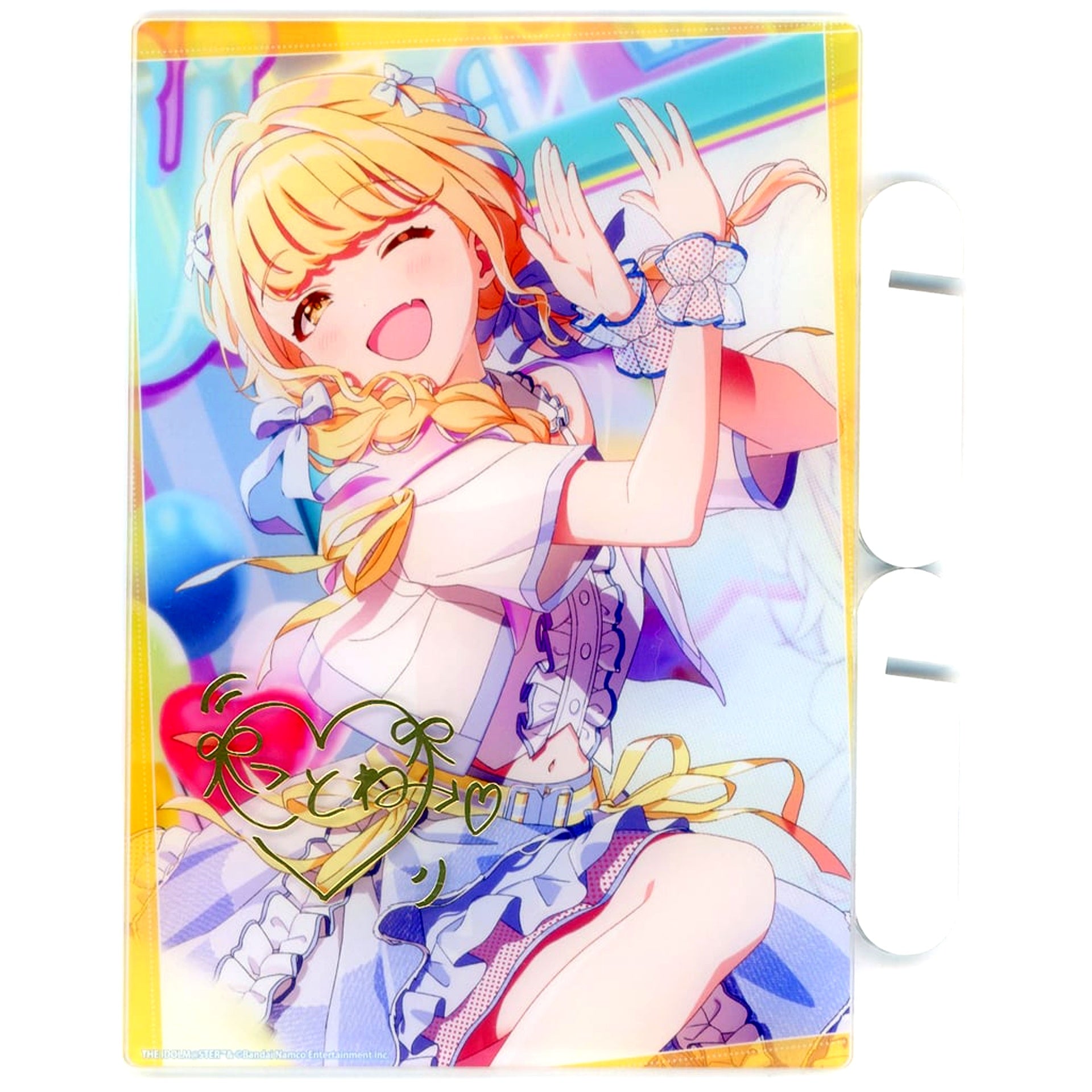 Kotone Fujita Gakuen Idolmaster Autographed Acrylic Art Panel C105 [USED]