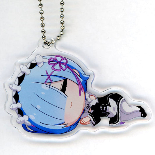Re:ZERO -Starting Life in Another World- Rem Chibikoro Trading Acrylic Keychain Keychains [USED]