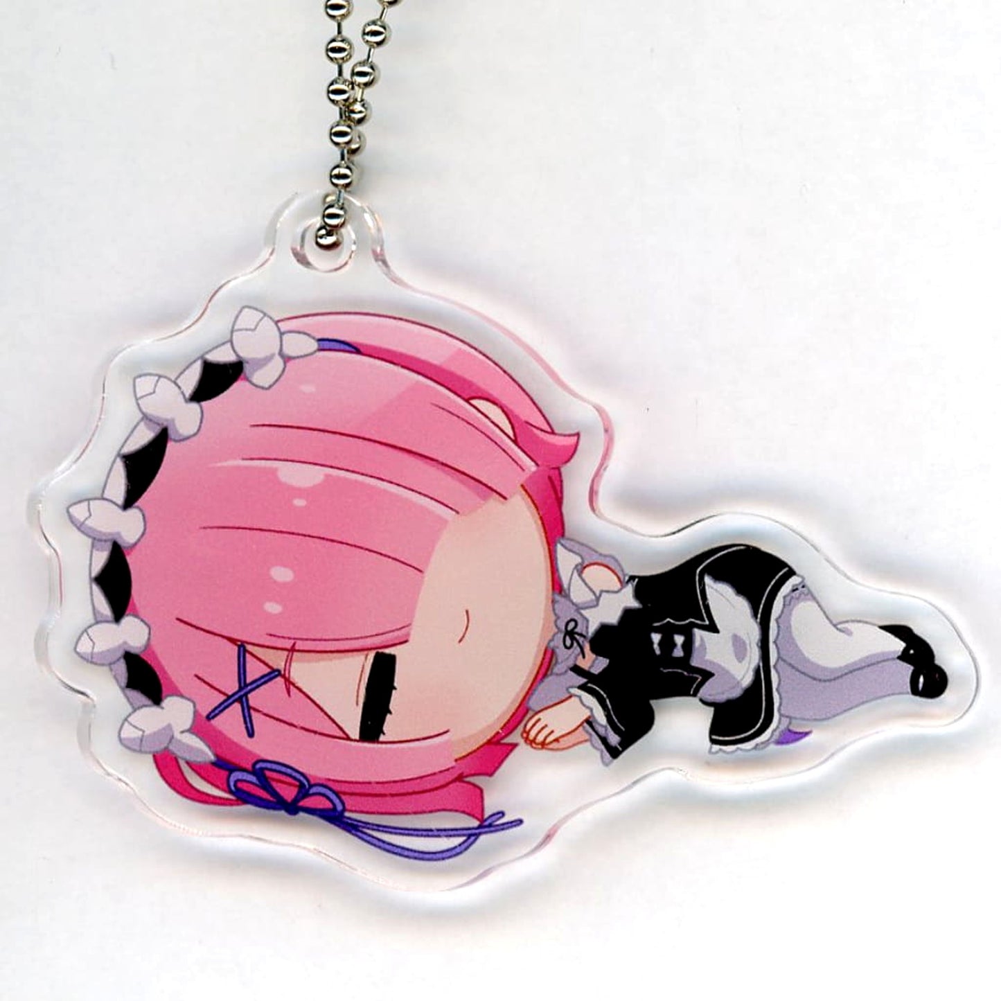 Re:ZERO -Starting Life in Another World- Ram Chibikoro Trading Acrylic Keychain Keychains [USED]