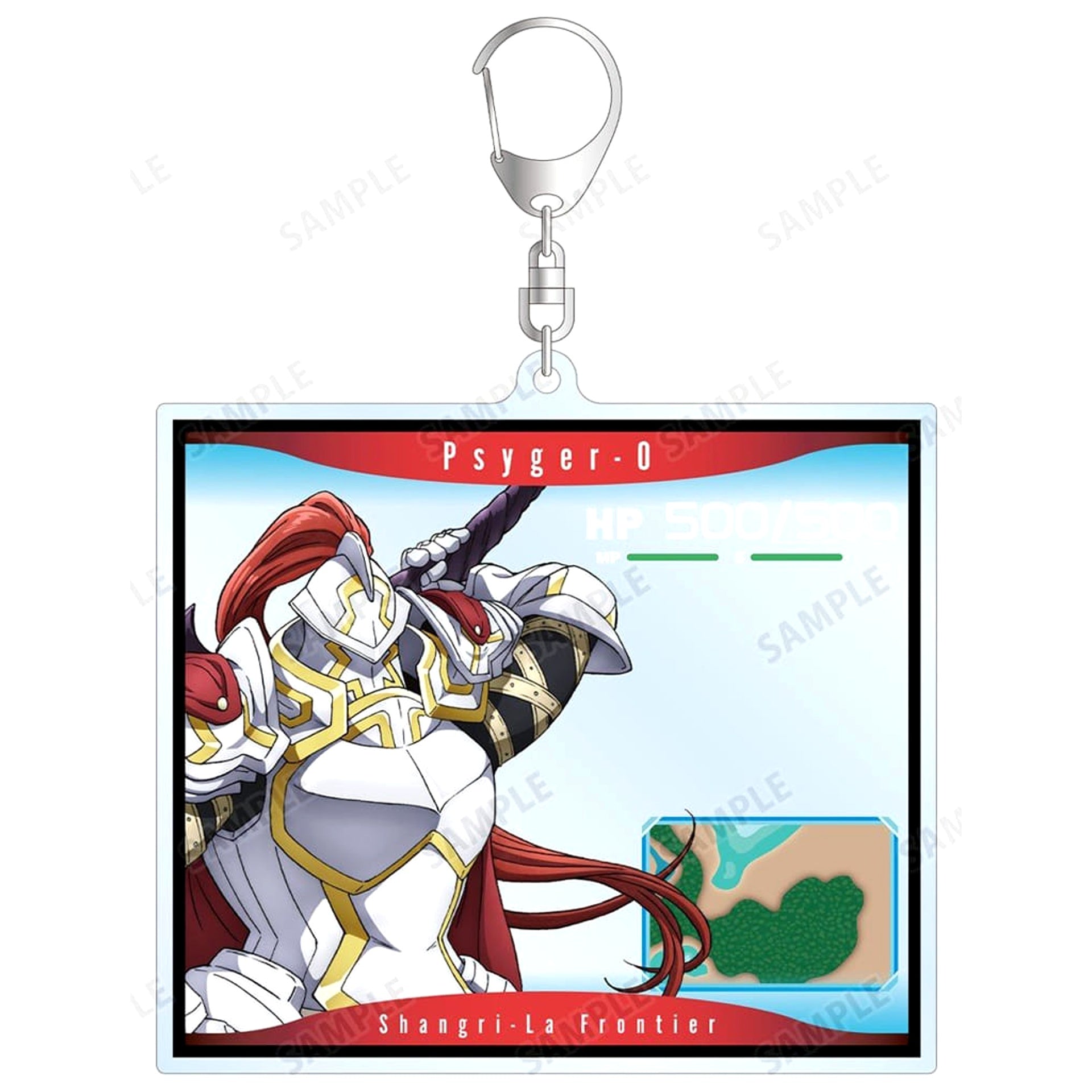 Shangri-La Frontier Psyger-0 Big Acrylic Keychain Keychains [USED]