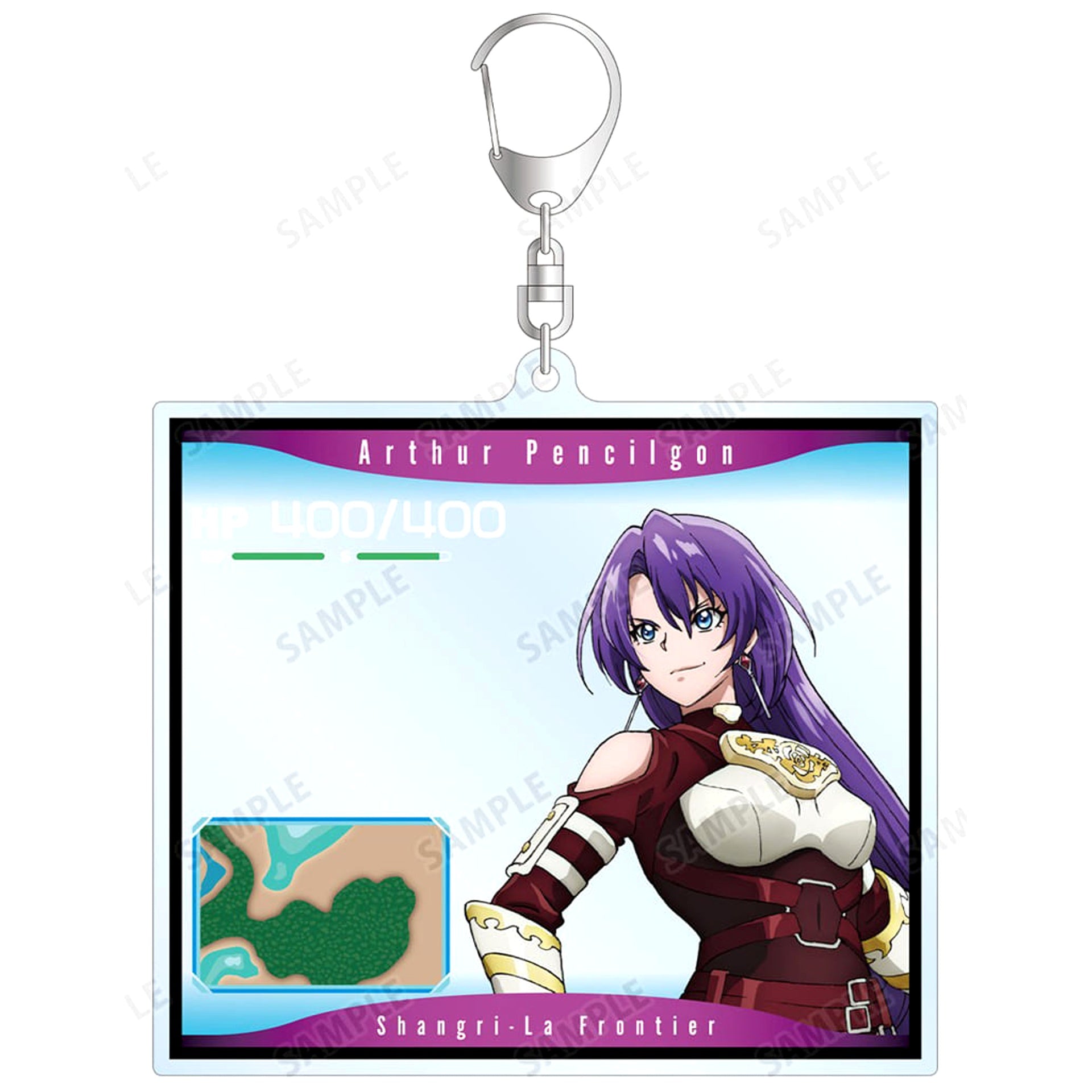 Shangri-La Frontier Arthur Pencilgon Big Acrylic Keychain Keychains [USED]