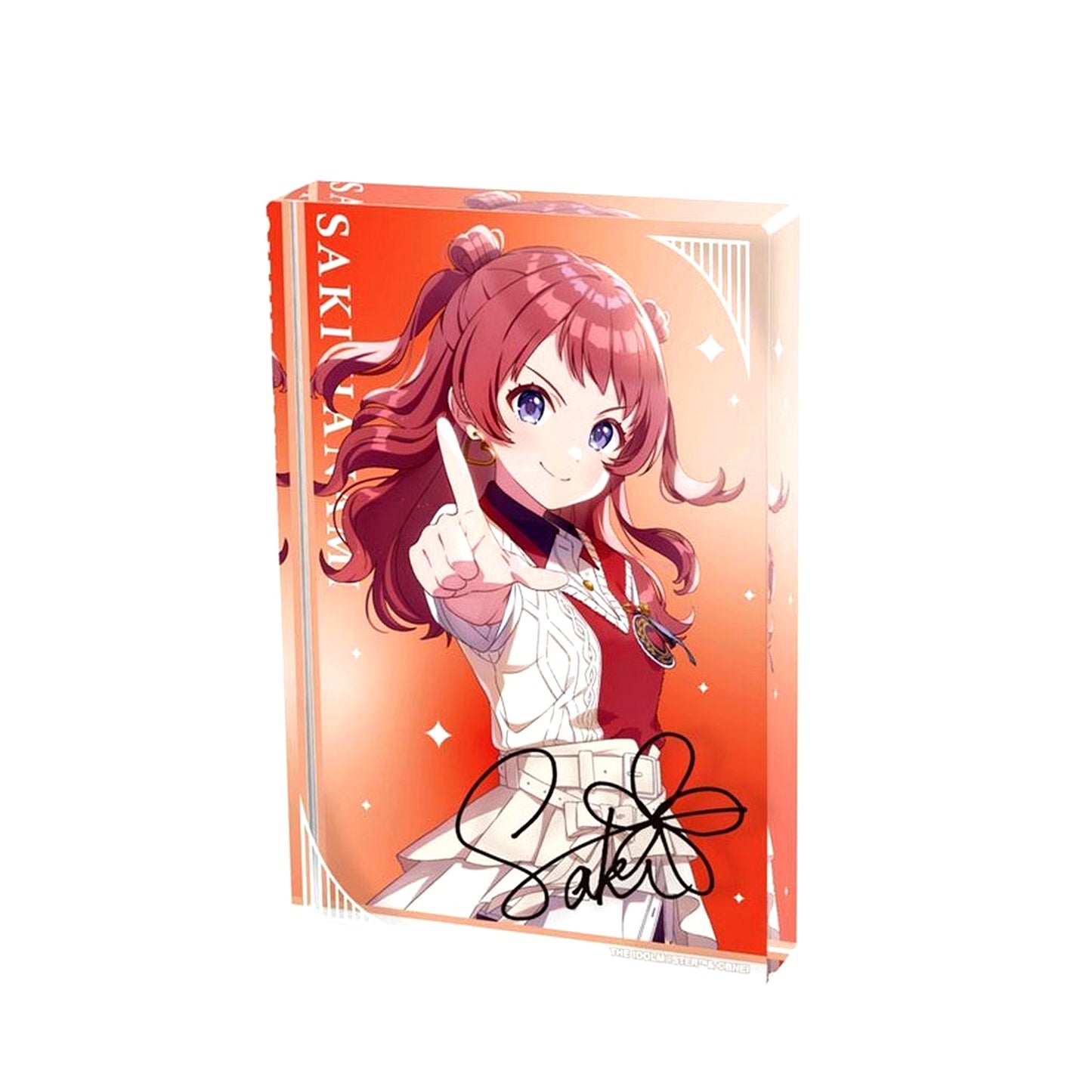 Saki Hanami Gakuen Idolmaster Acrylic Block [USED]