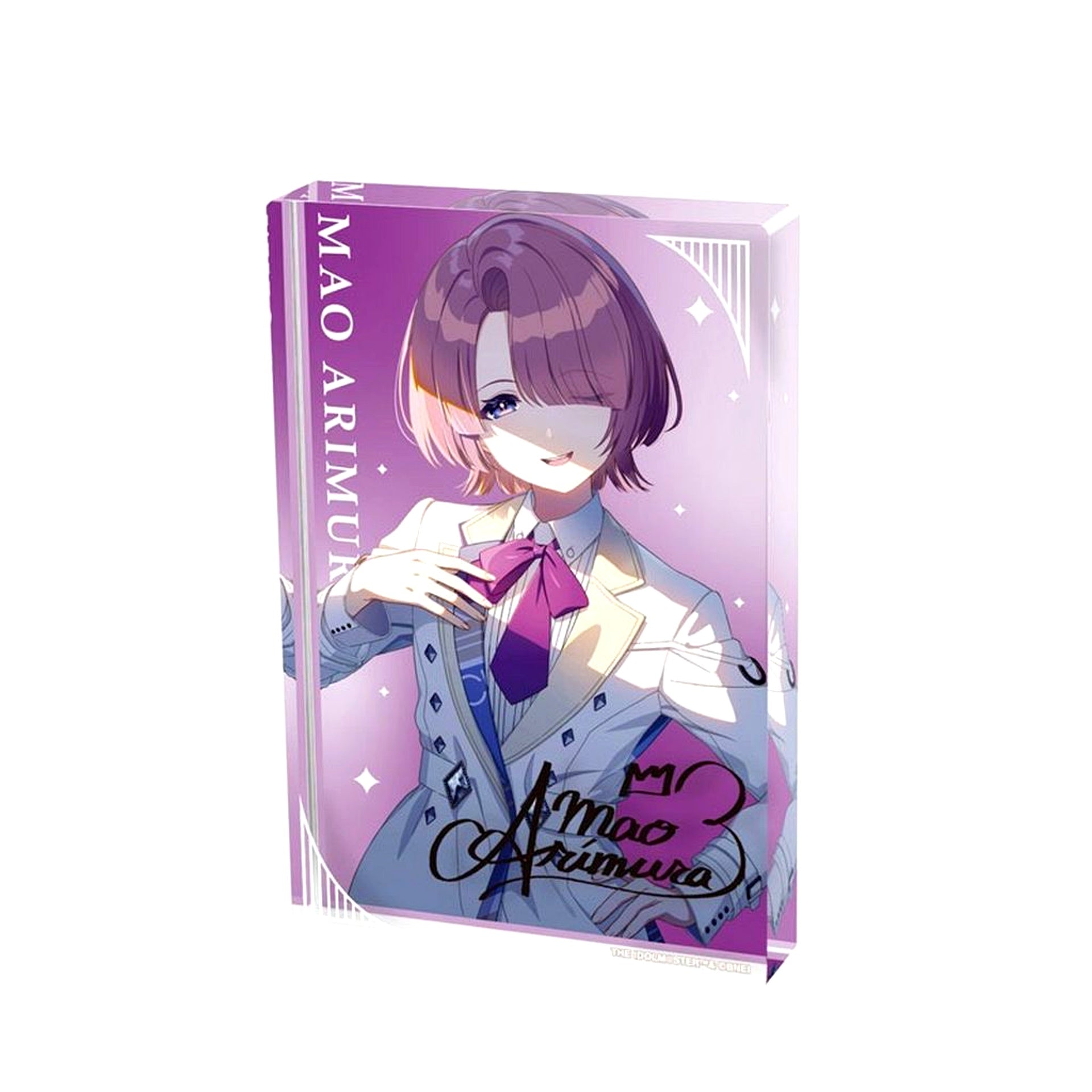 Mao Arimura Gakuen The Idolmaster Acrylic Block [USED]