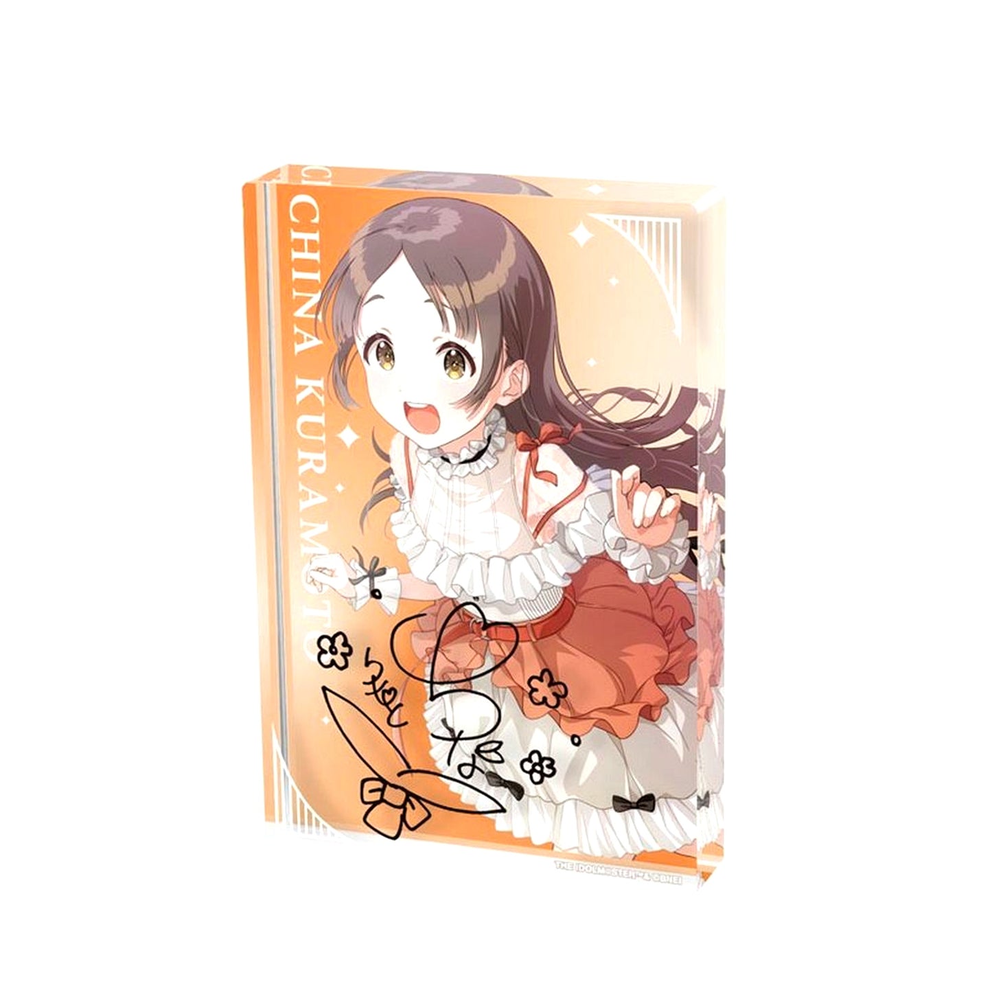 China Kuramoto Gakuen The Idolmaster Acrylic Block [USED]