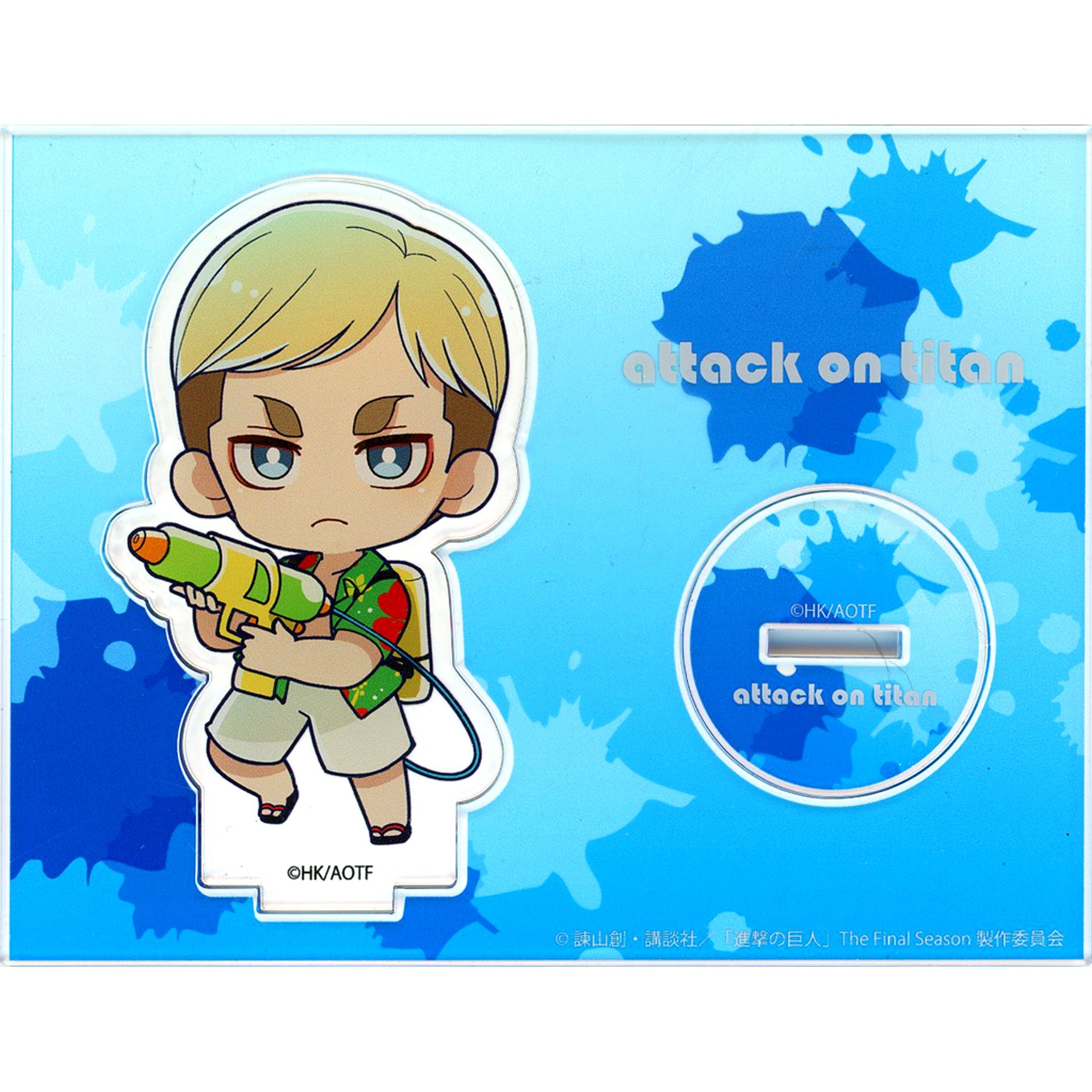 Erwin Smith Playing in the Water Attack on Titan x Princess Cafe Acrylic Stand [USED]