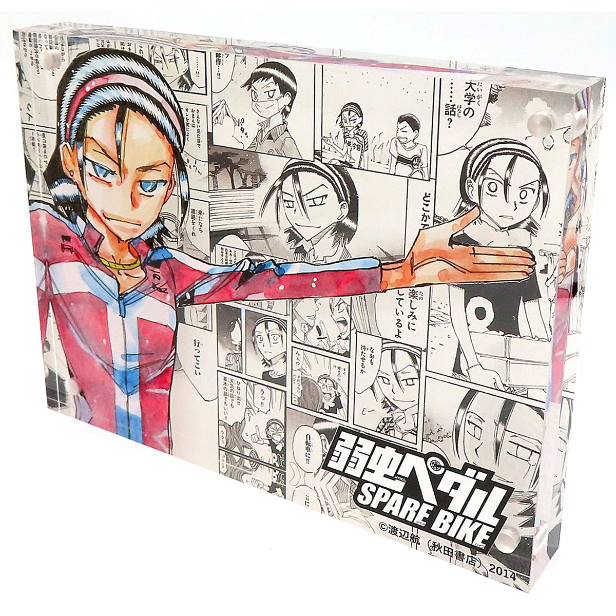 Jinpachi Todo Yowamushi Pedal SPARE BIKE Acrylic Block [USED]