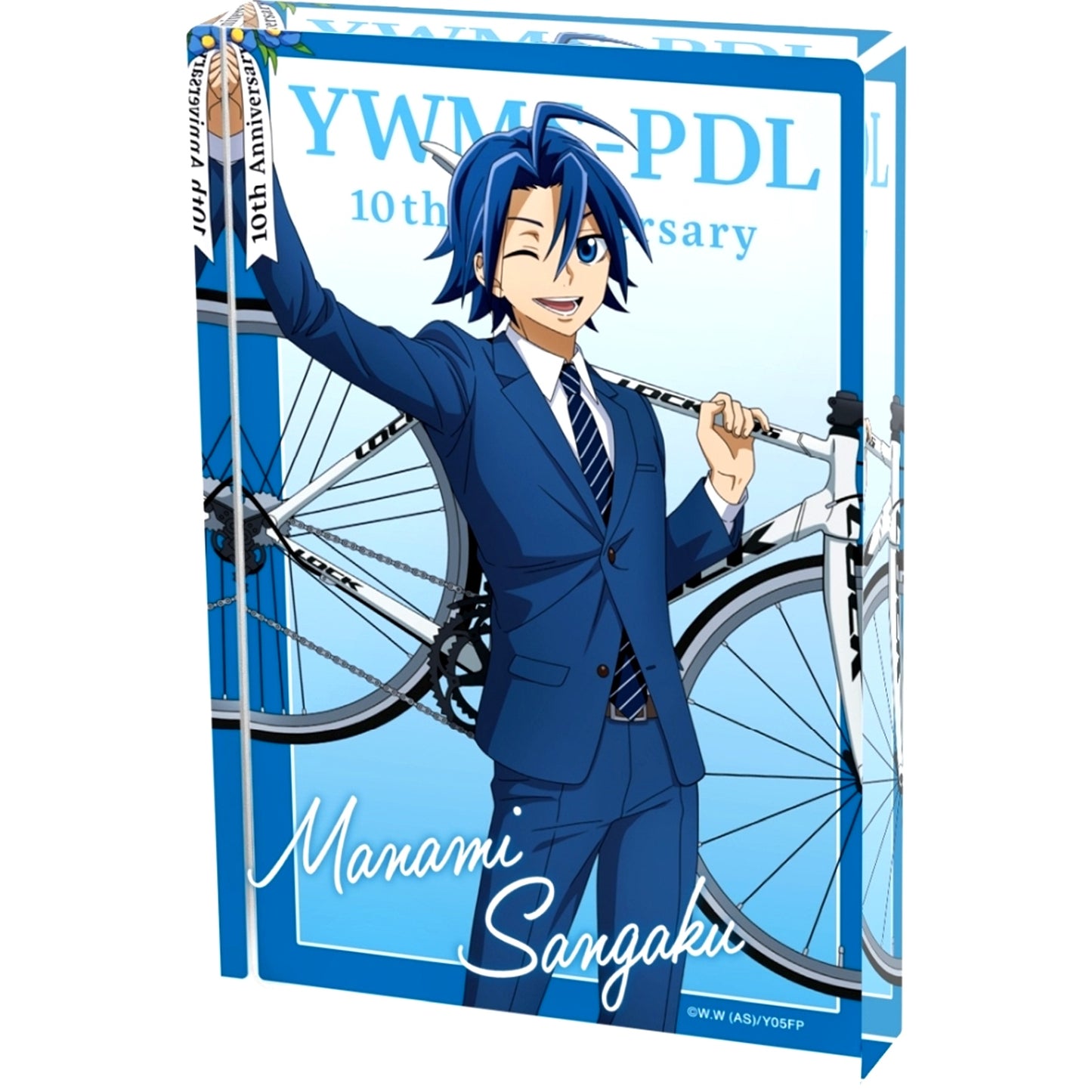 Sangaku Manami Illustration 10th Anniversary Ver. Acrylic Block Yowamushi Pedal Limit Break [USED]