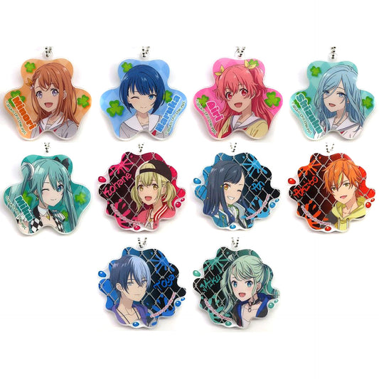 Colorful Stage! The Movie: A Miku Who Can't Sing Haruka Kiritani & Others All 10 Types Set Acrylic Keychain Vol.2 EX Acrylic Item [USED]