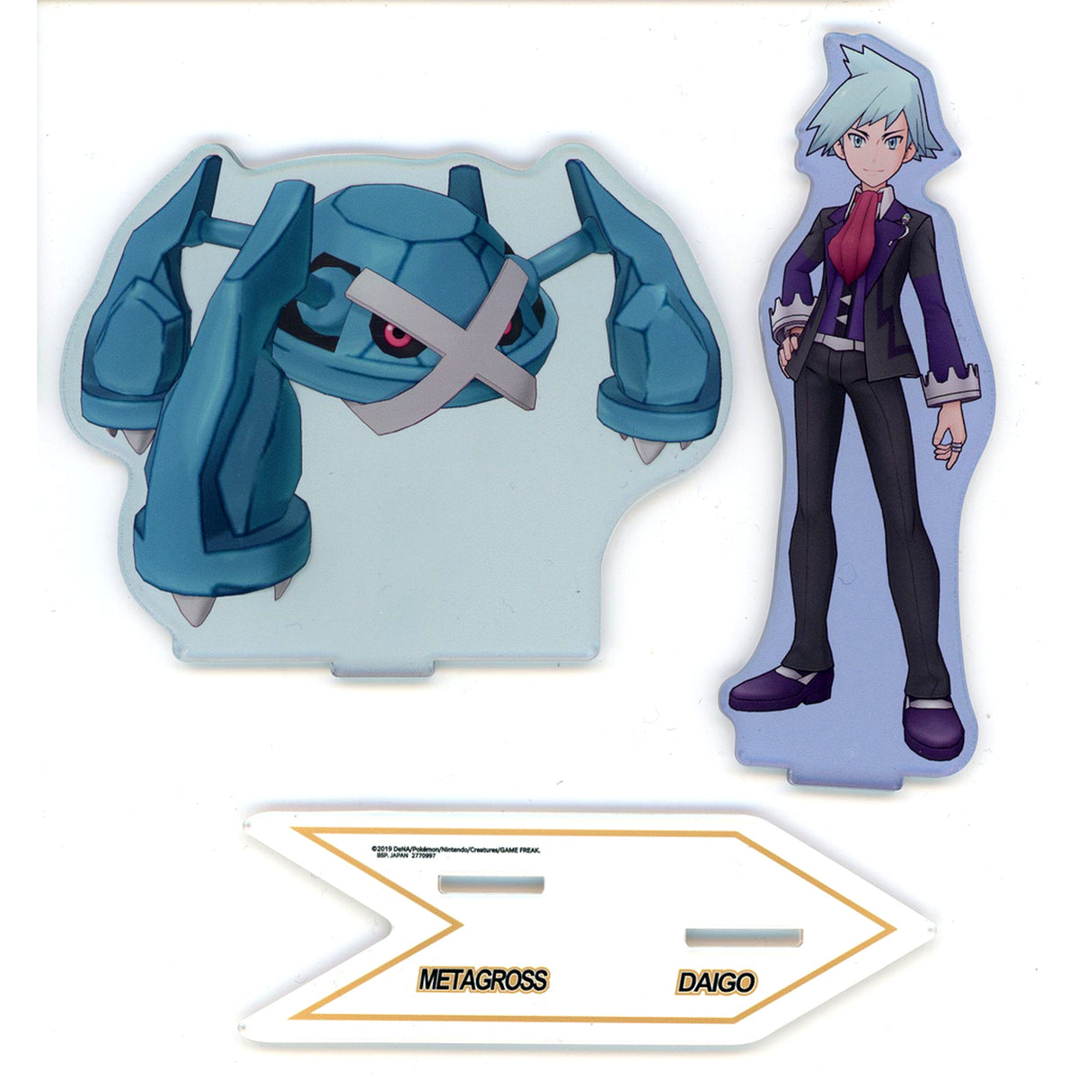 Steven & Metagross Pokemon Pokemon Masters EX Pokemon & Trainer Acrylic Stand [USED]