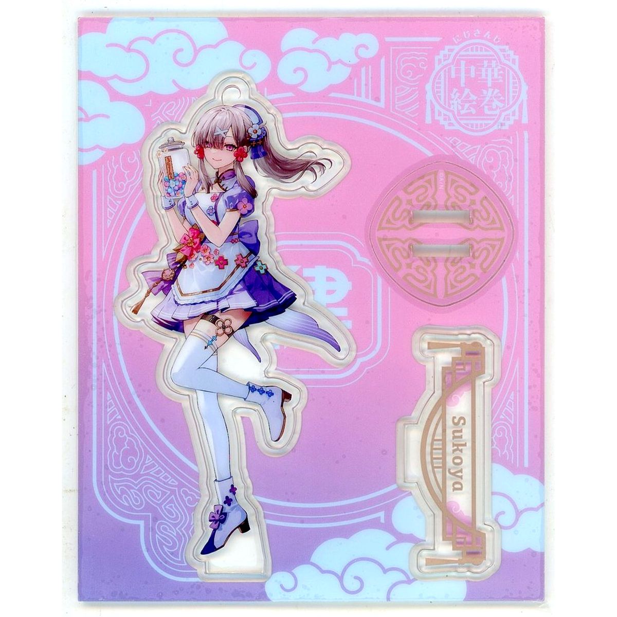 Sukoya Kana Acrylic Stand Virtual YouTuber Nijisanji Chinese Pictorial Scroll [USED]