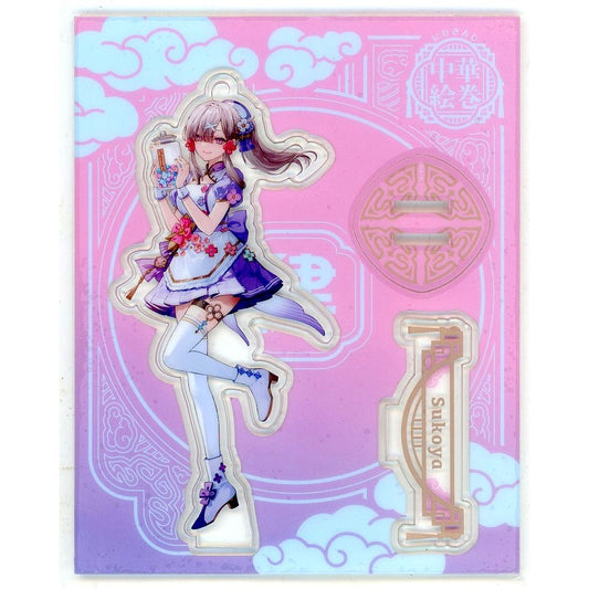 Sukoya Kana Acrylic Stand Virtual YouTuber Nijisanji Chinese Pictorial Scroll [USED]