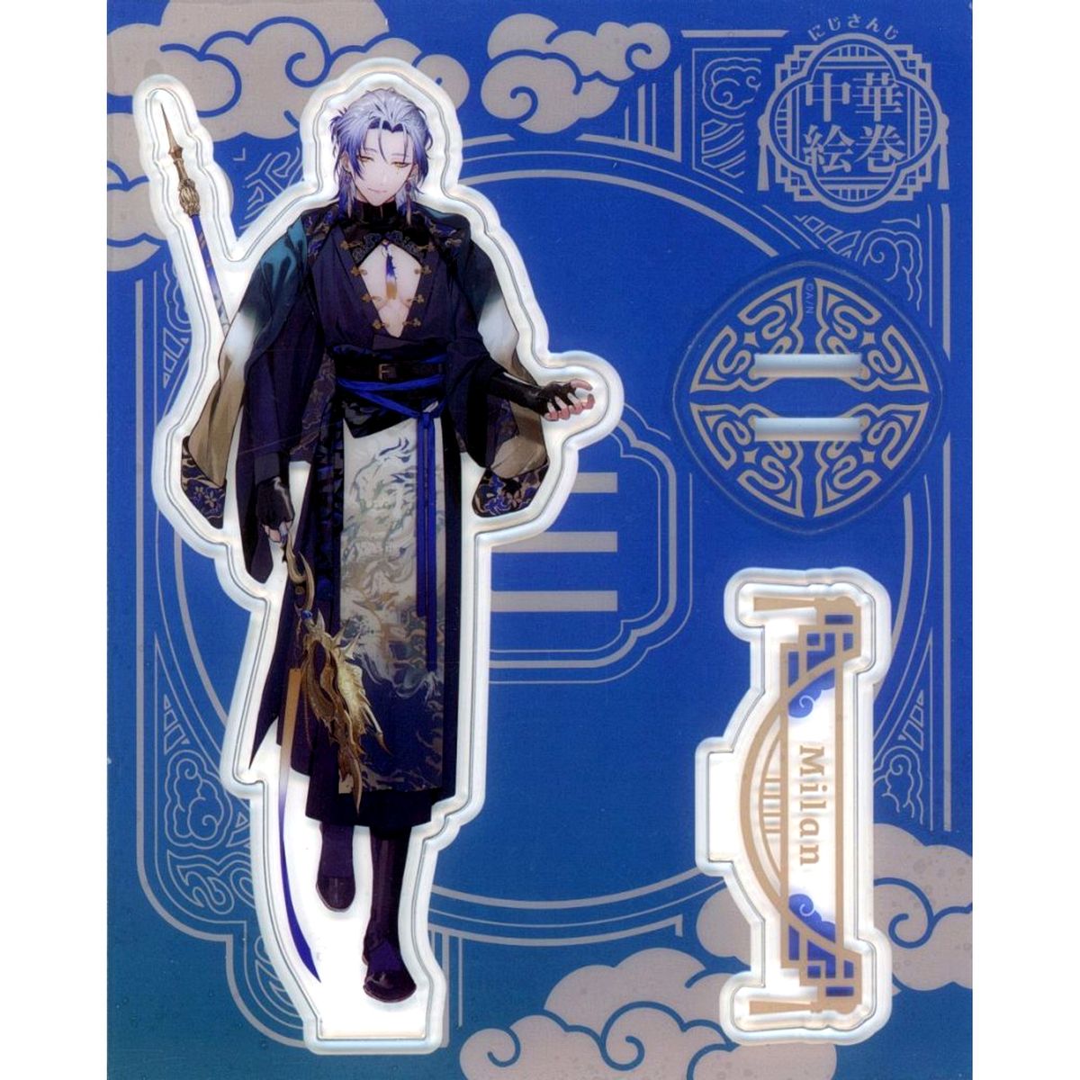 Milan Kestrel Acrylic Stand Virtual YouTuber Nijisanji Chinese Picture Scroll [USED]