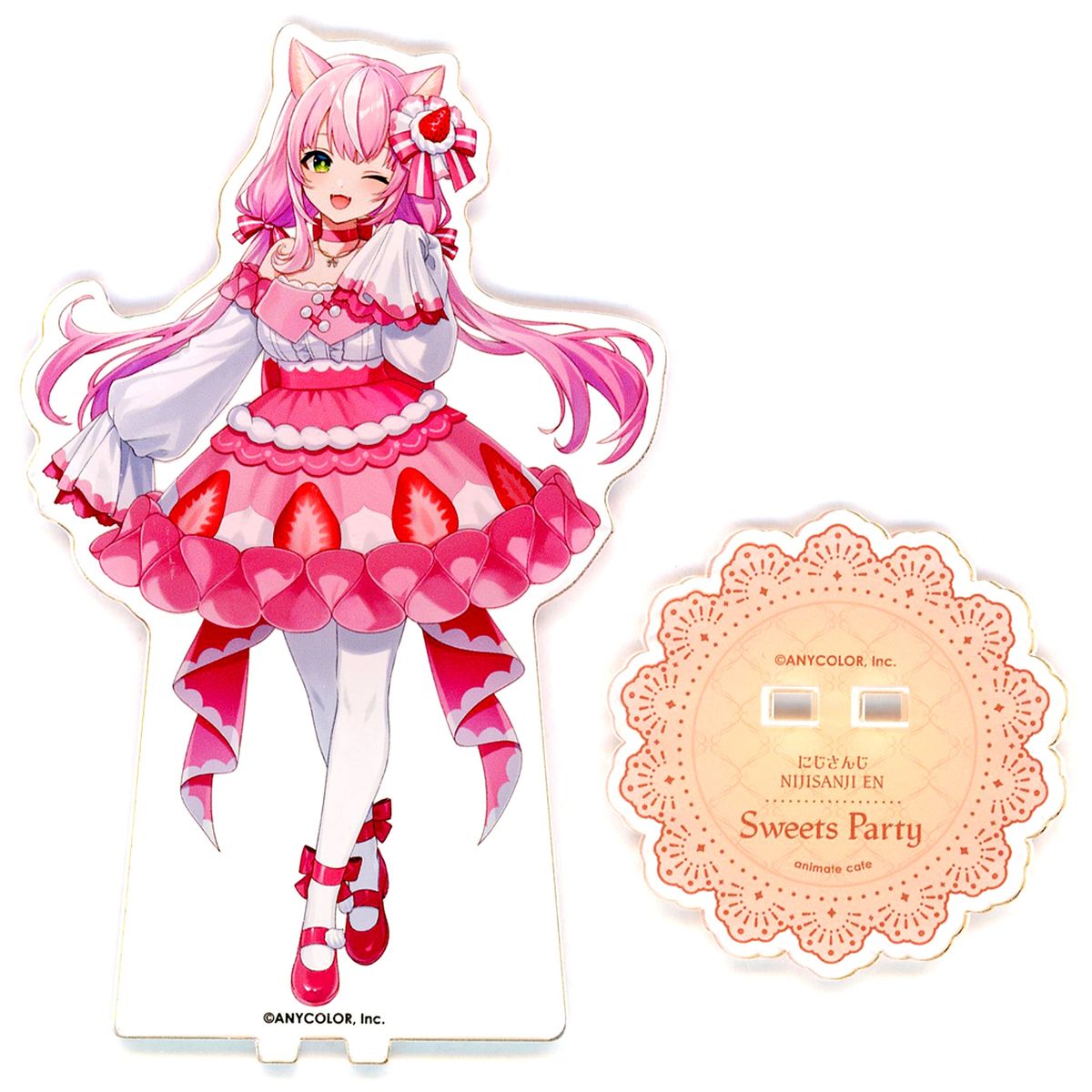 Yang Nari Acrylic Stand Virtual YouTuber Nijisanji NIJISANJI EN x animate cafe Sweets Party [USED]