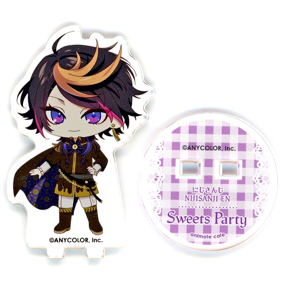 Shu Yamino Virtual YouTuber Nijisanji NIJISANJI EN x animate cafe Sweets Party! Mini Acrylic Stand [USED]