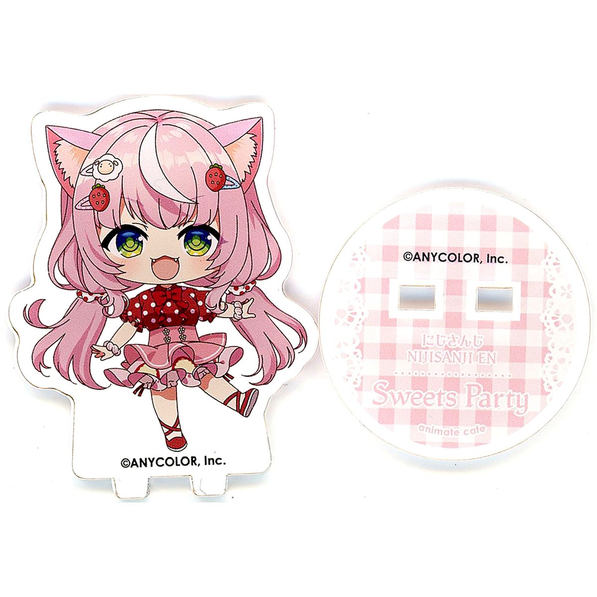 Yang Nari Mini Acrylic Stand Virtual YouTuber Nijisanji EN x animate cafe Sweets Party [USED]