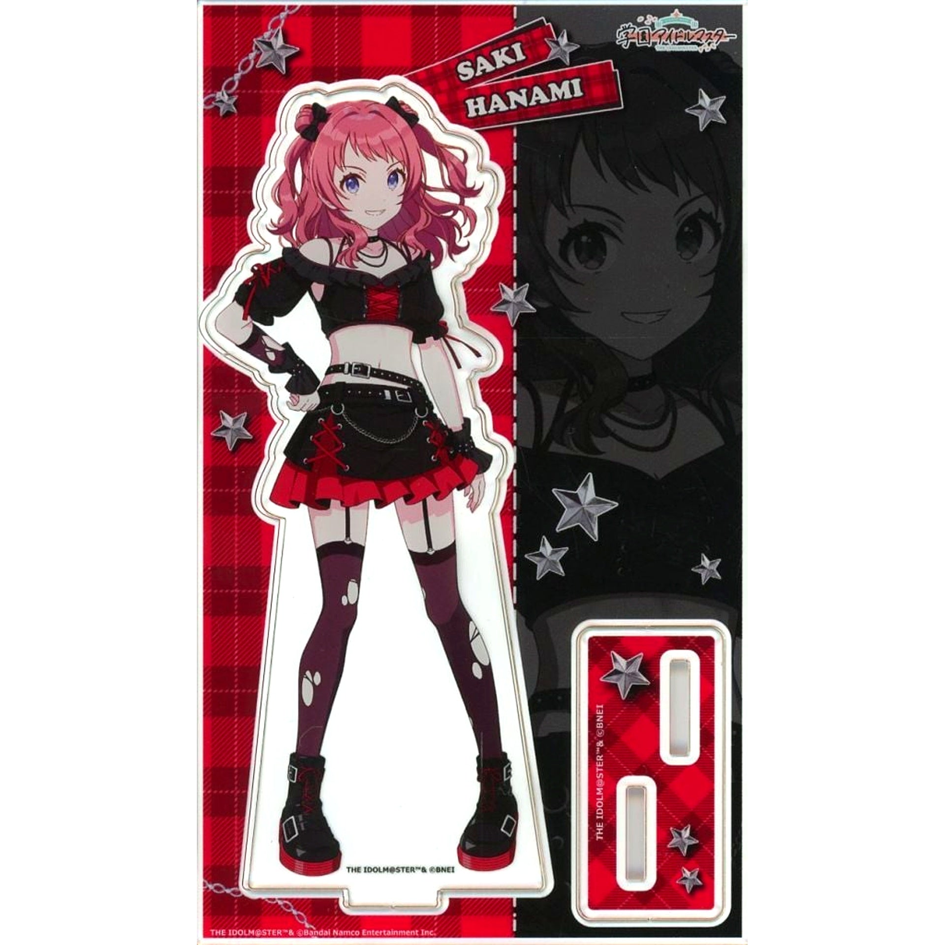 Saki Hanami Gakuen Idolmaster Acrylic Stand Karaoke no Tetsujin [USED]