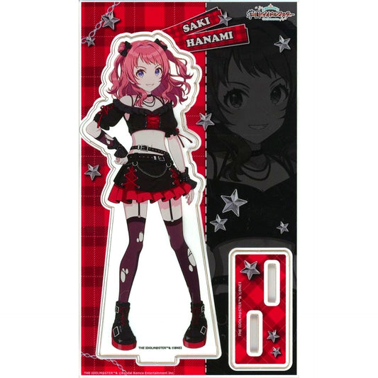 Saki Hanami Gakuen Idolmaster Acrylic Stand Karaoke no Tetsujin [USED]