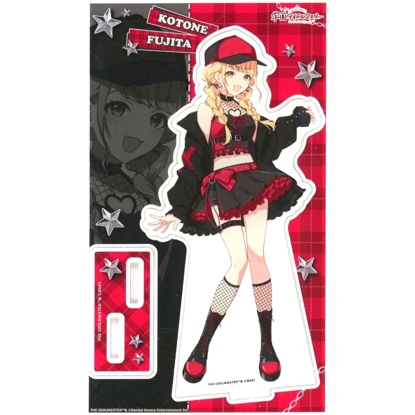 Kotone Fujita Gakuen Idolmaster Acrylic Stand Karaoke no Tetsujin [USED]