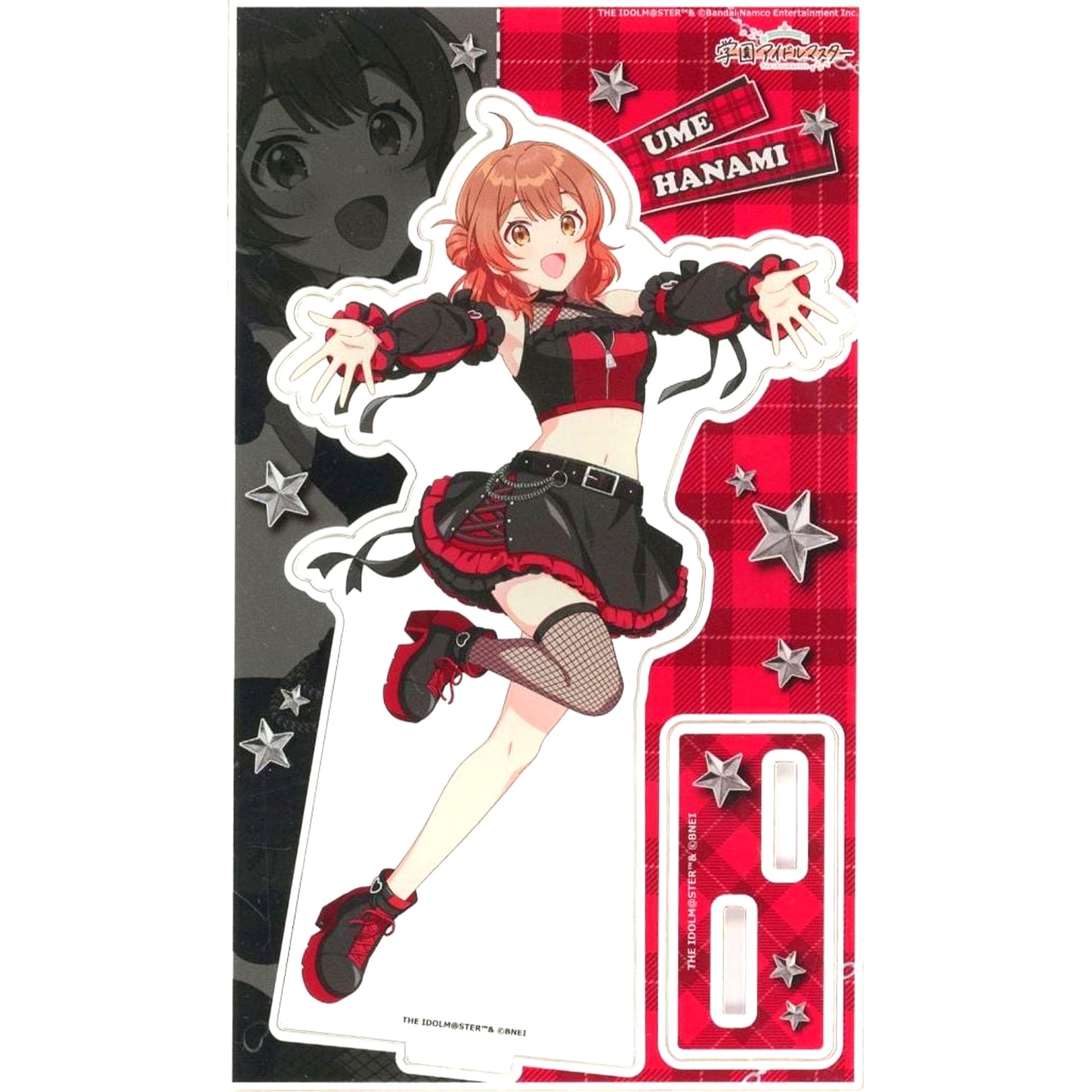 Ume Hanami Gakuen Idolmaster Acrylic Stand x Karaoke no Tetsujin [USED]