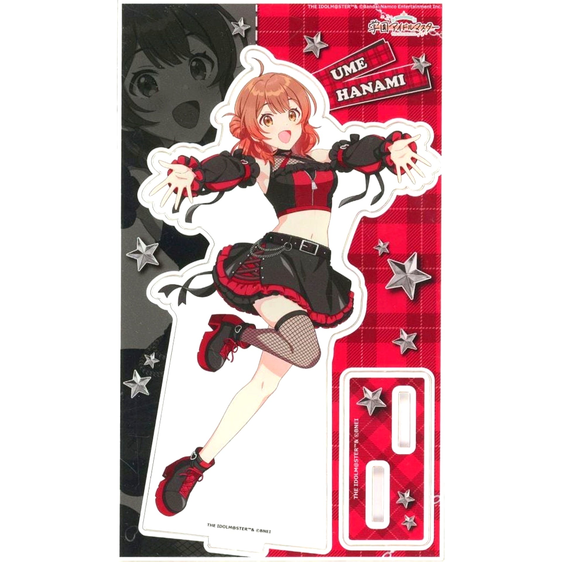 Ume Hanami Gakuen Idolmaster Acrylic Stand x Karaoke no Tetsujin [USED]