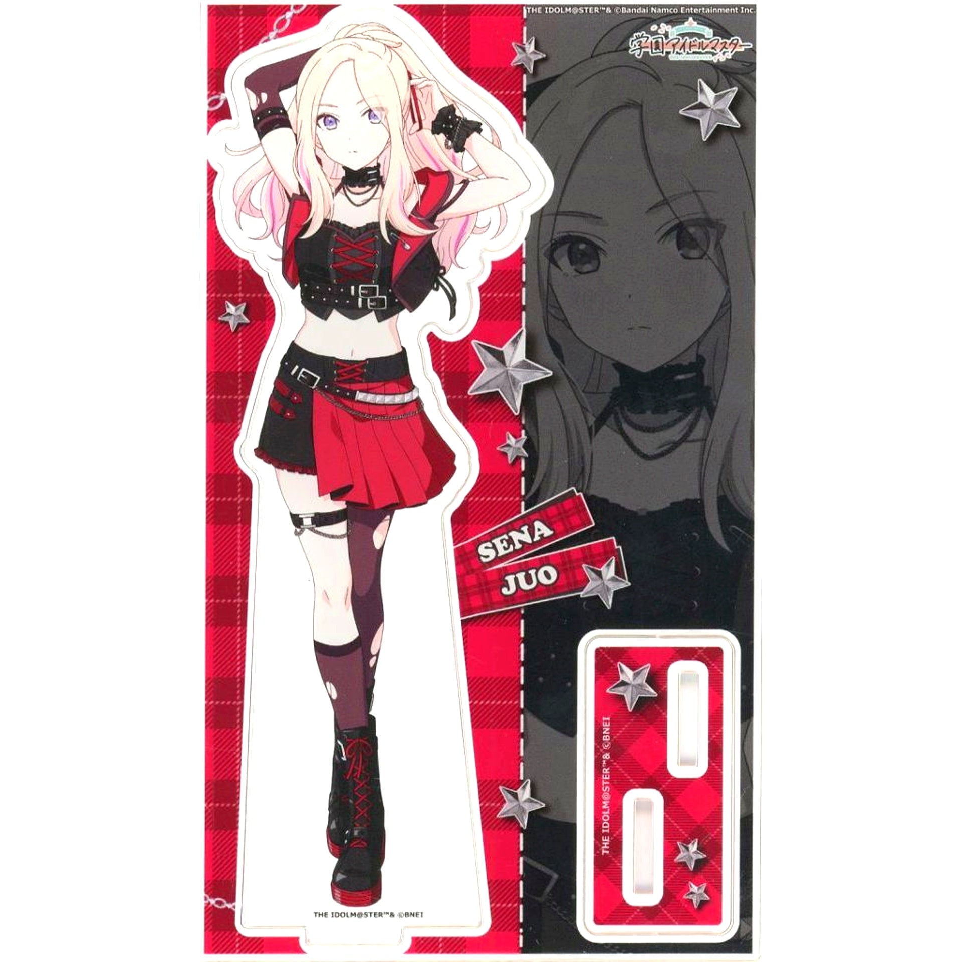Sena Juo Gakuen Idolmaster x Karaoke no Tetsujin Acrylic Stand [USED]