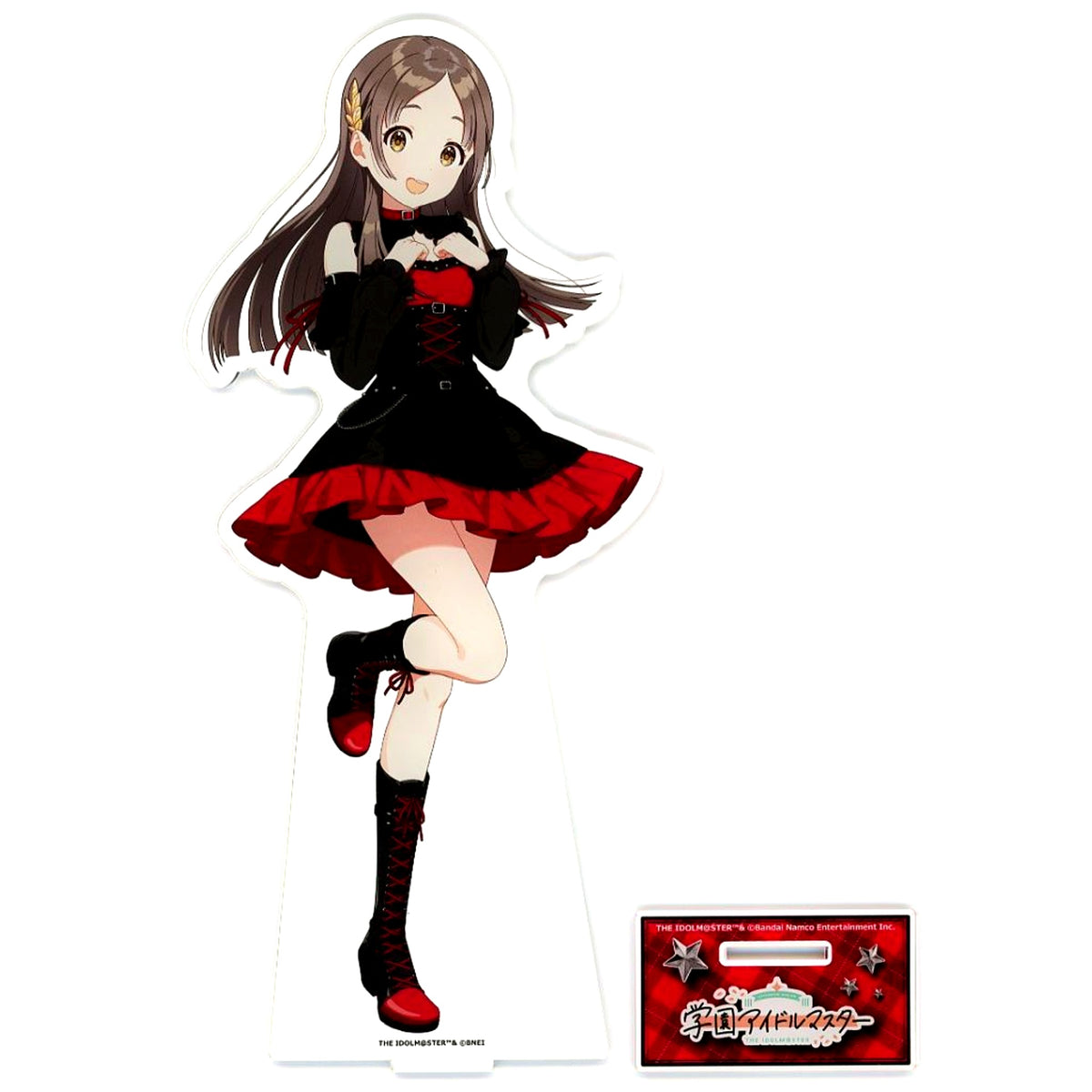 China Kuramoto Gakuen Idolmaster x Karaoke no Tetsujin BIG Acrylic Stand [USED]