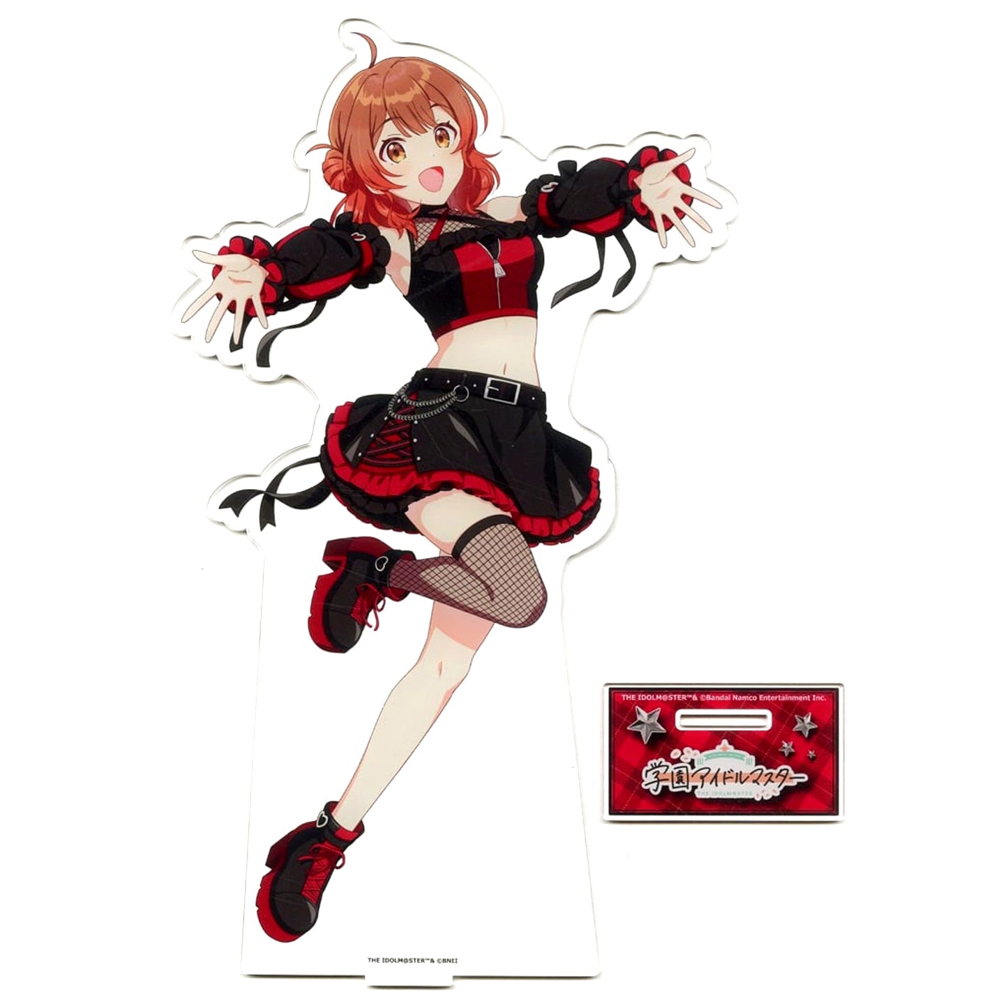 Ume Hanami Gakuen Idolmaster BIG Acrylic Stand Karaoke no Tetsujin [USED]